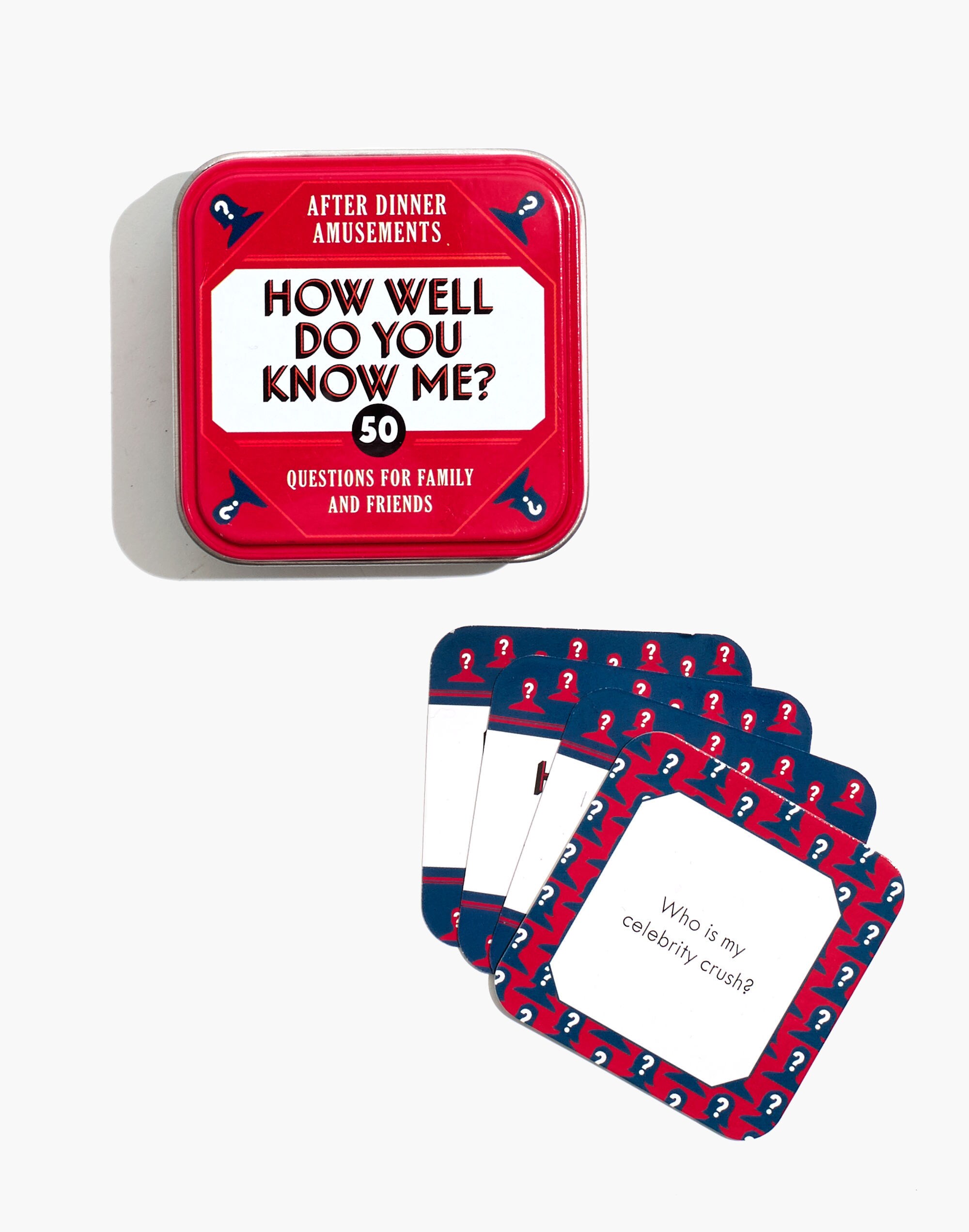 After Dinner Amusements How Well Do You Know Me Game