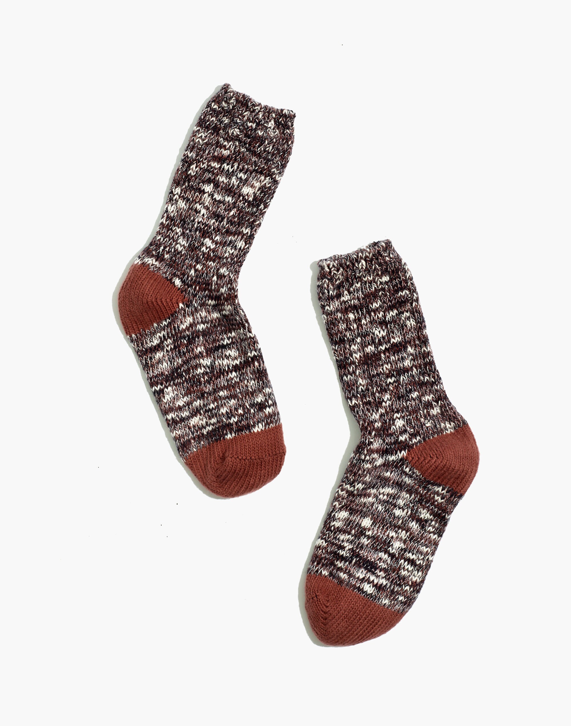 flecked camp socks