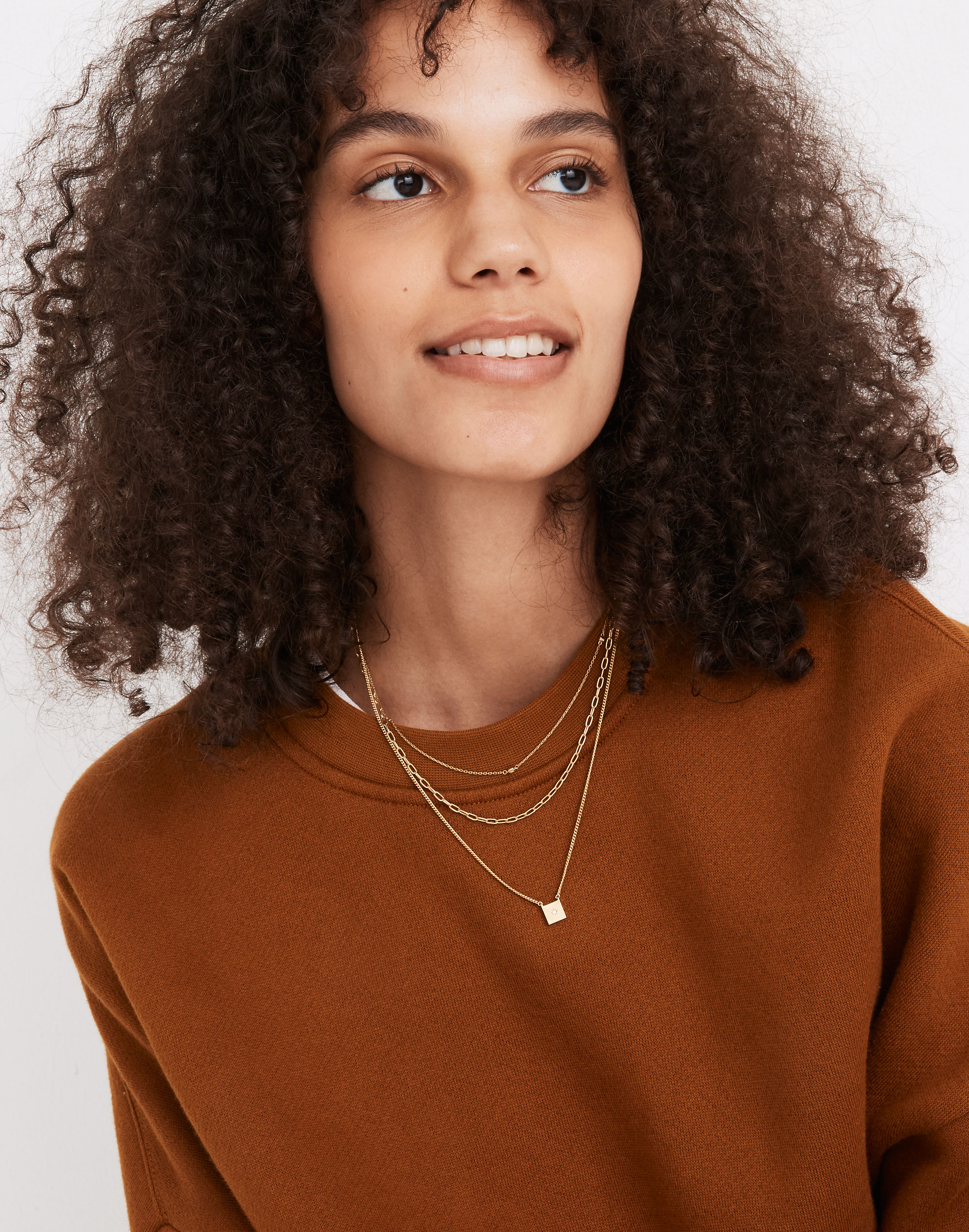 Square Pendant Choker Necklace