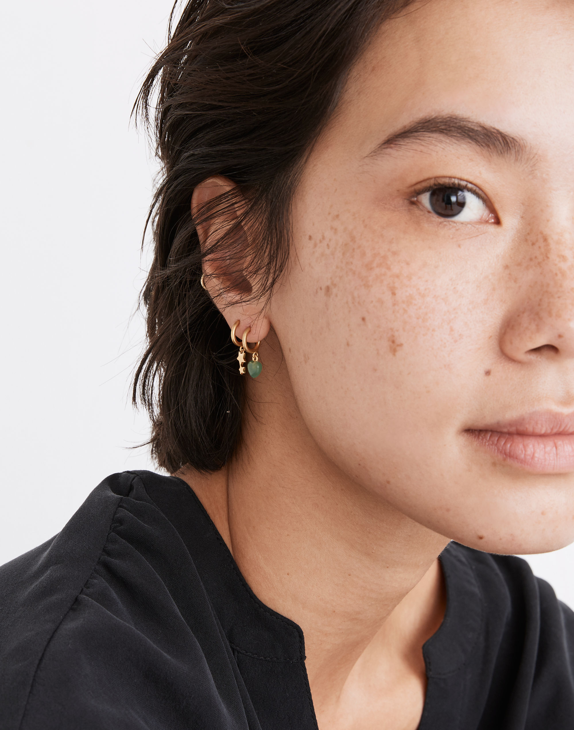 Mixer Single Huggie Hoop Earring