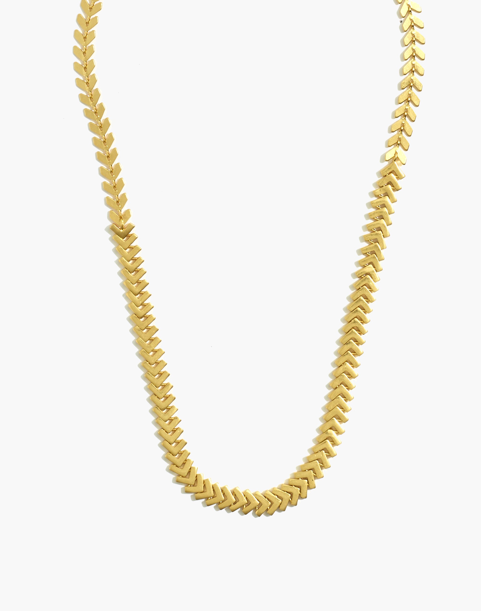 Arrowstack Chevron Chain Necklace