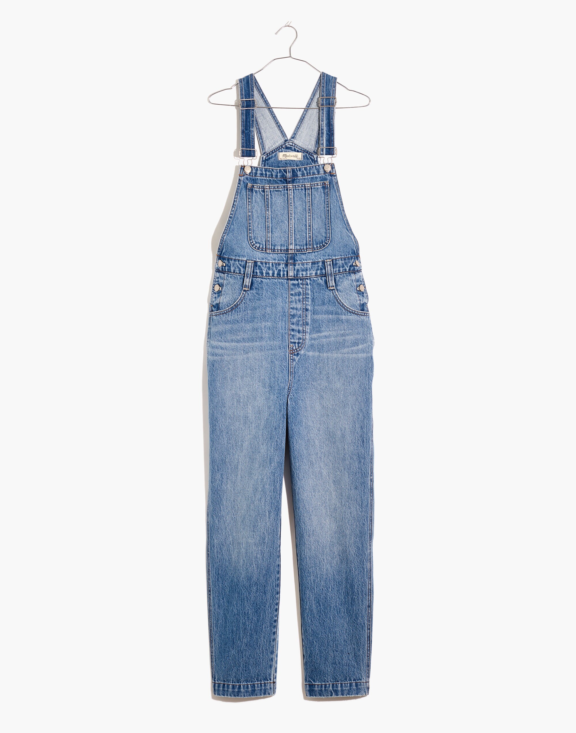 Baggy Tapered Overalls in Doran Wash