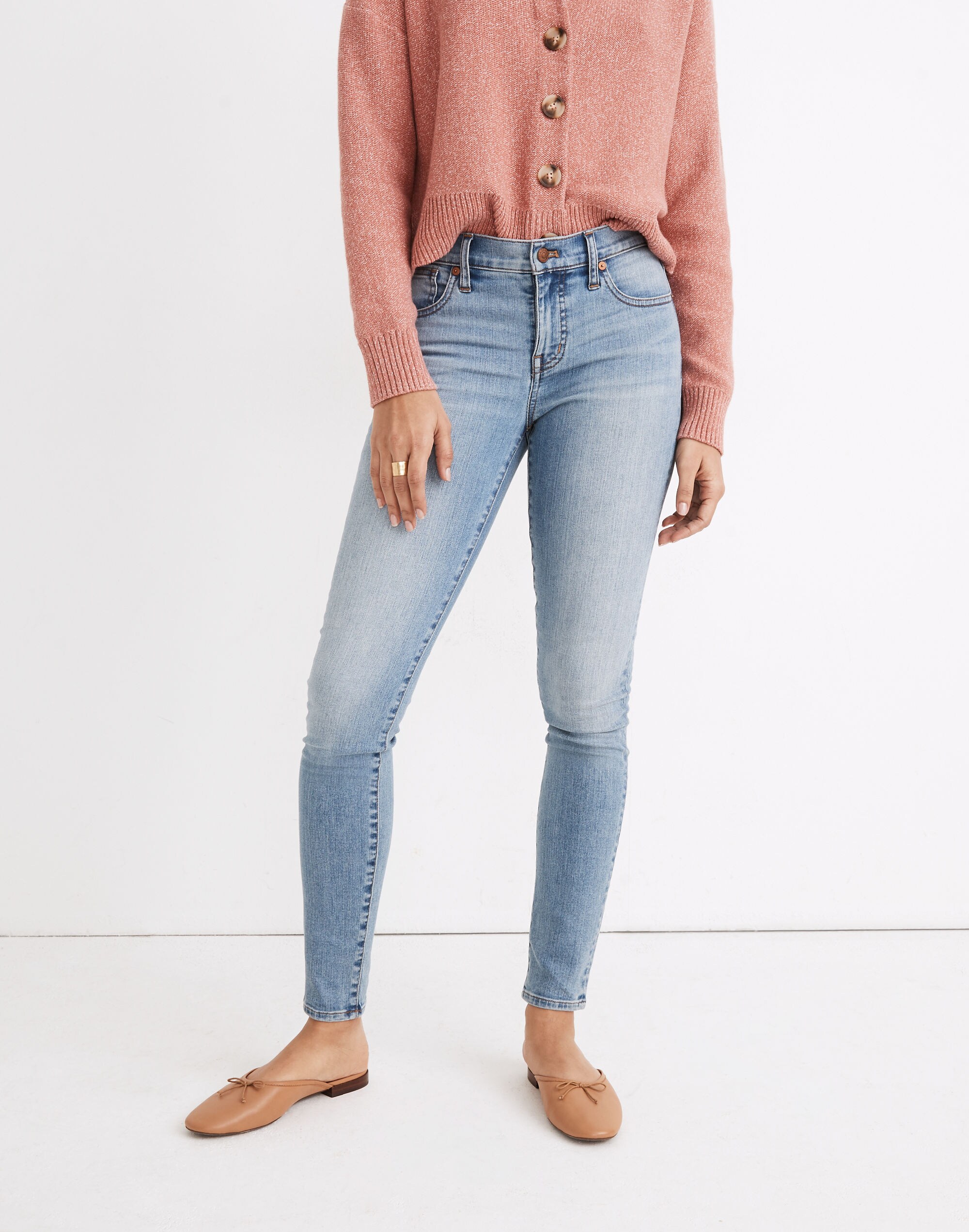 8" Skinny Jeans in Keap Wash