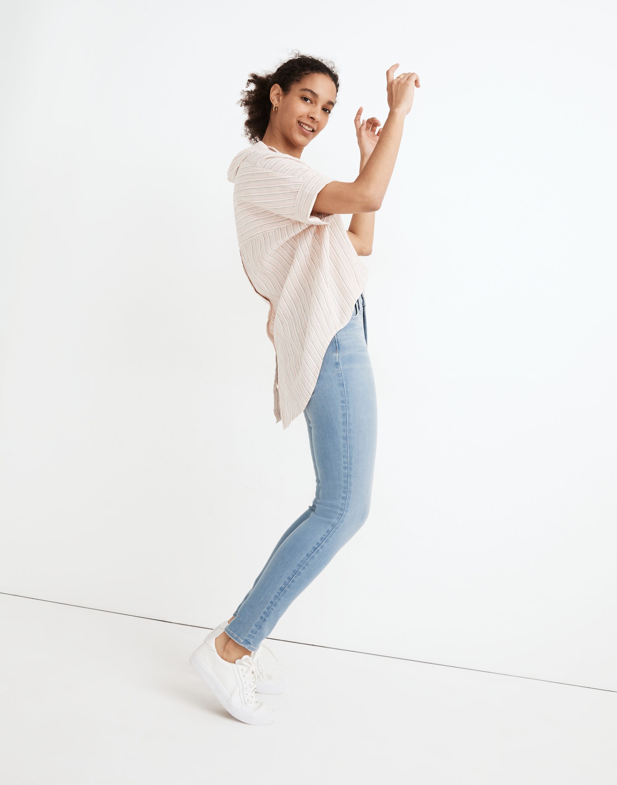 10" High-Rise Roadtripper Supersoft Jeggings in Mcleod Wash