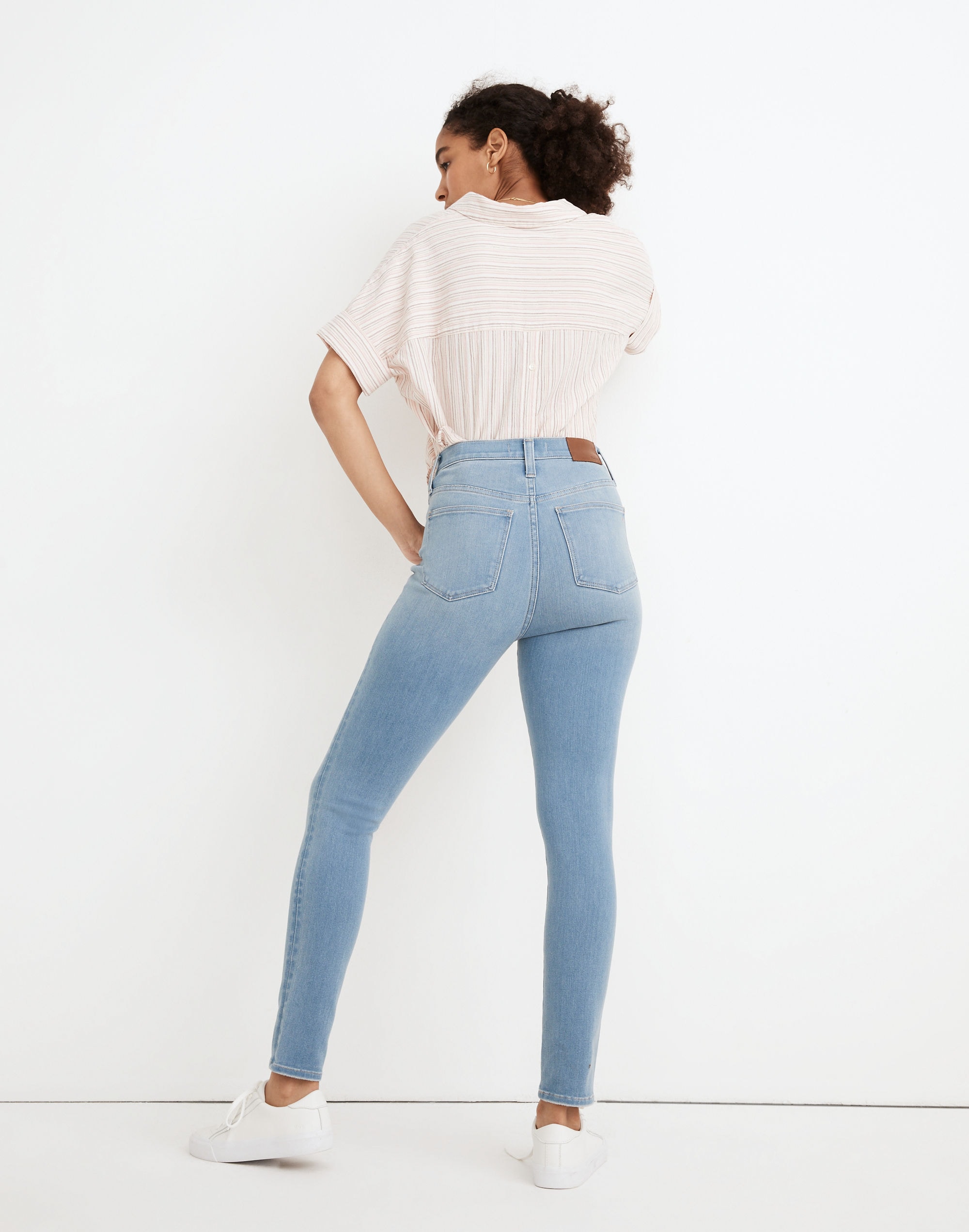 10" High-Rise Roadtripper Supersoft Jeggings in Mcleod Wash