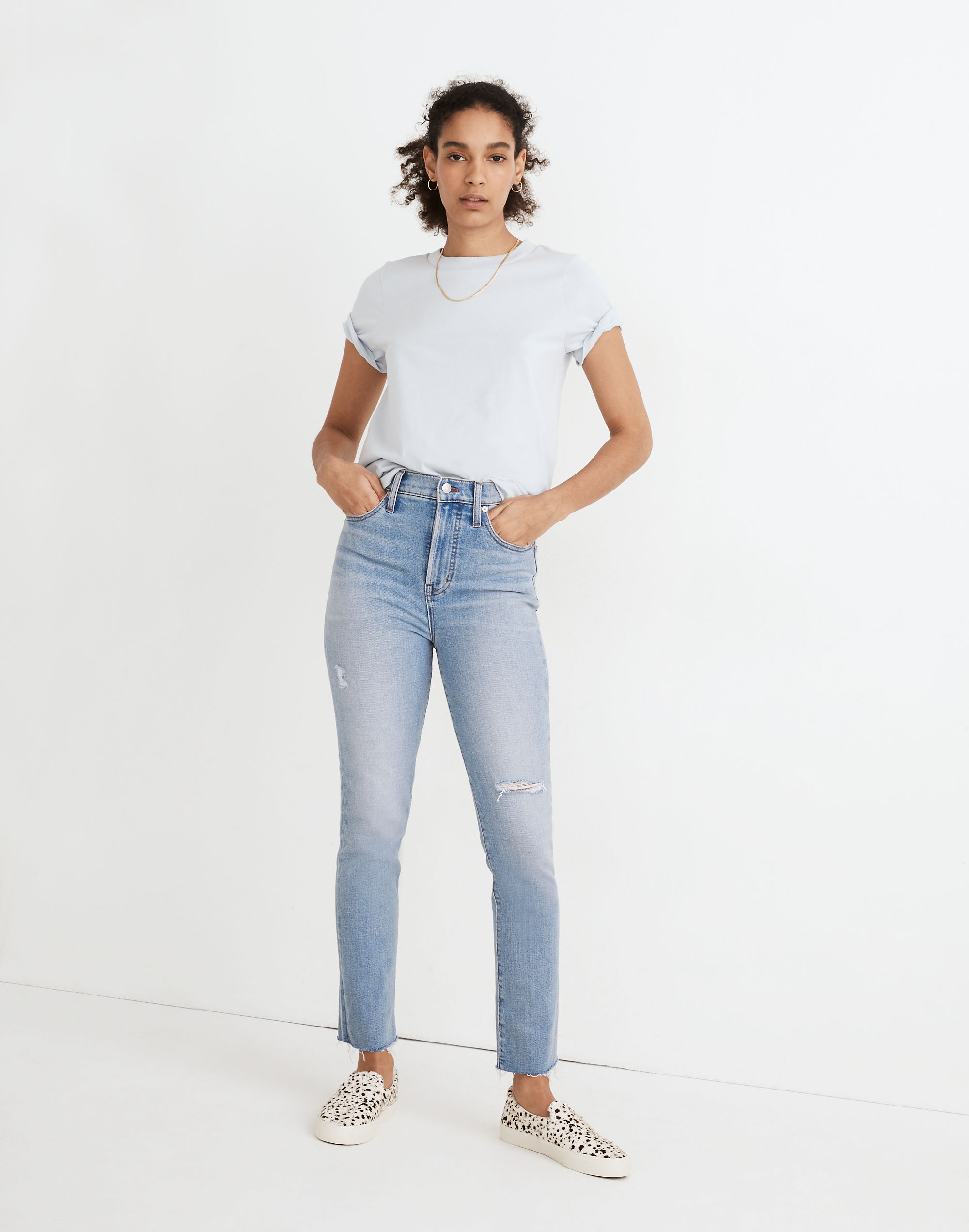 The Petite Perfect Vintage Jean in Coffey Wash: Worn-In Edition