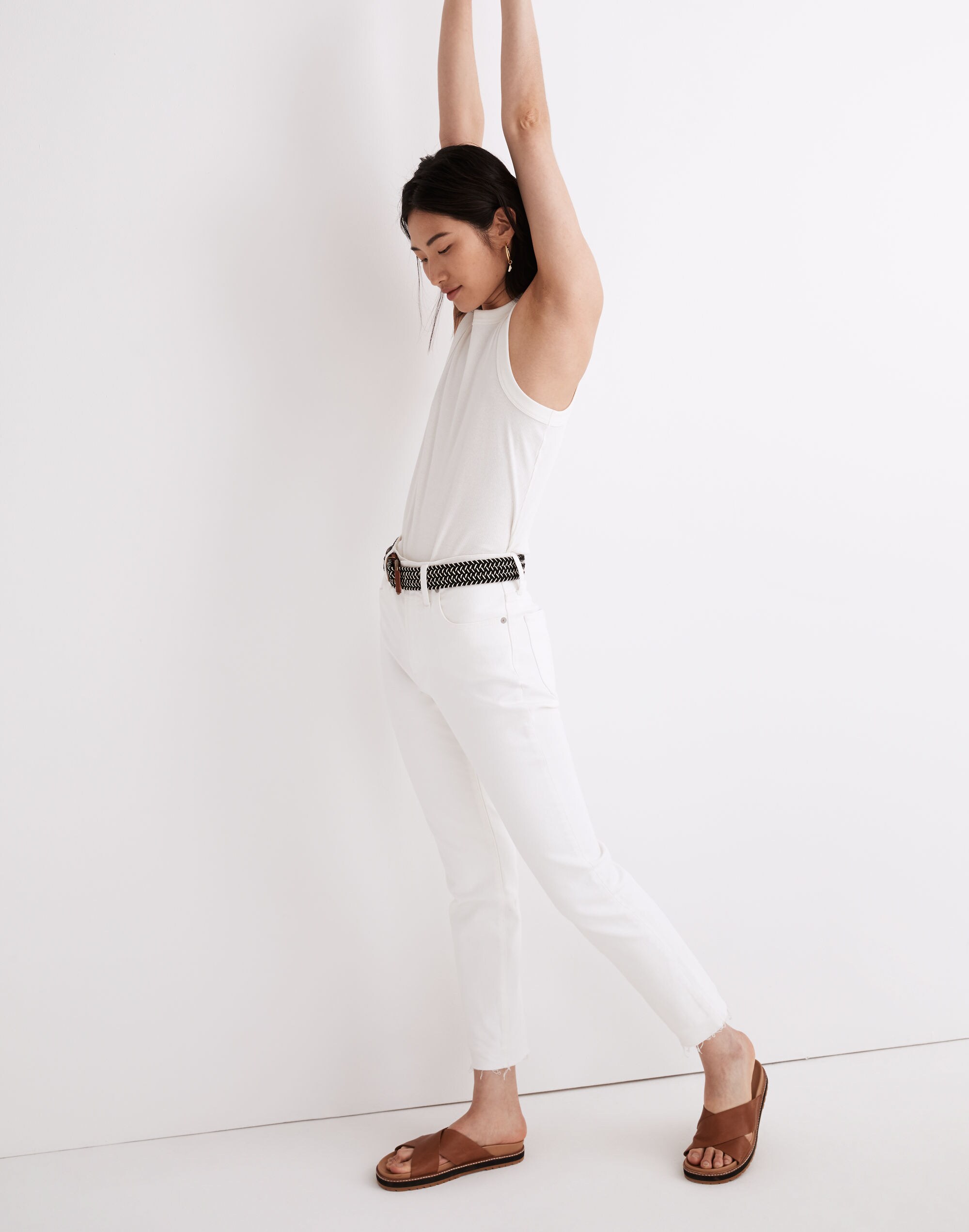The Tall Perfect Vintage Jean in Tile White