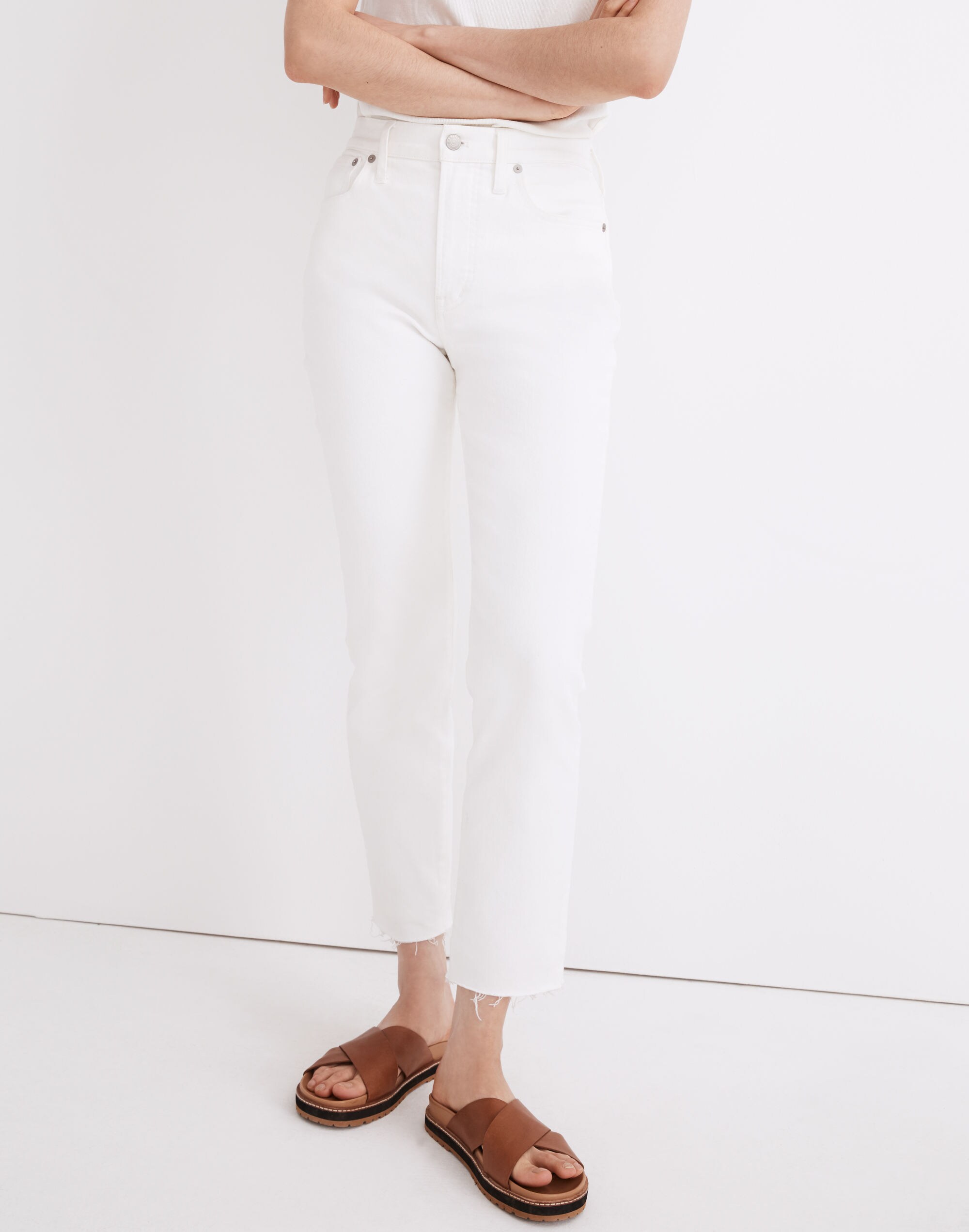 The Perfect Vintage Jean in Tile White