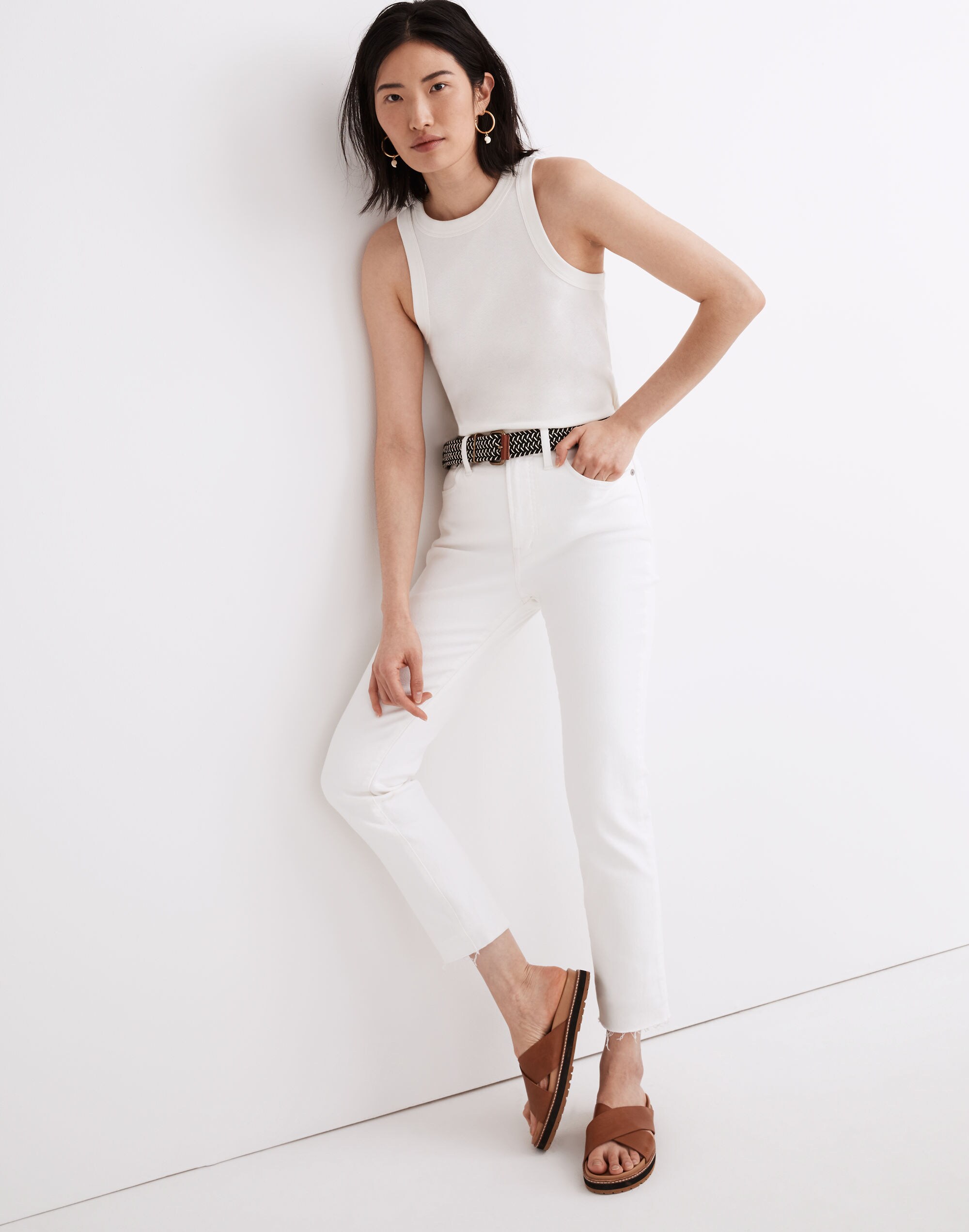 The Perfect Vintage Jean in Tile White