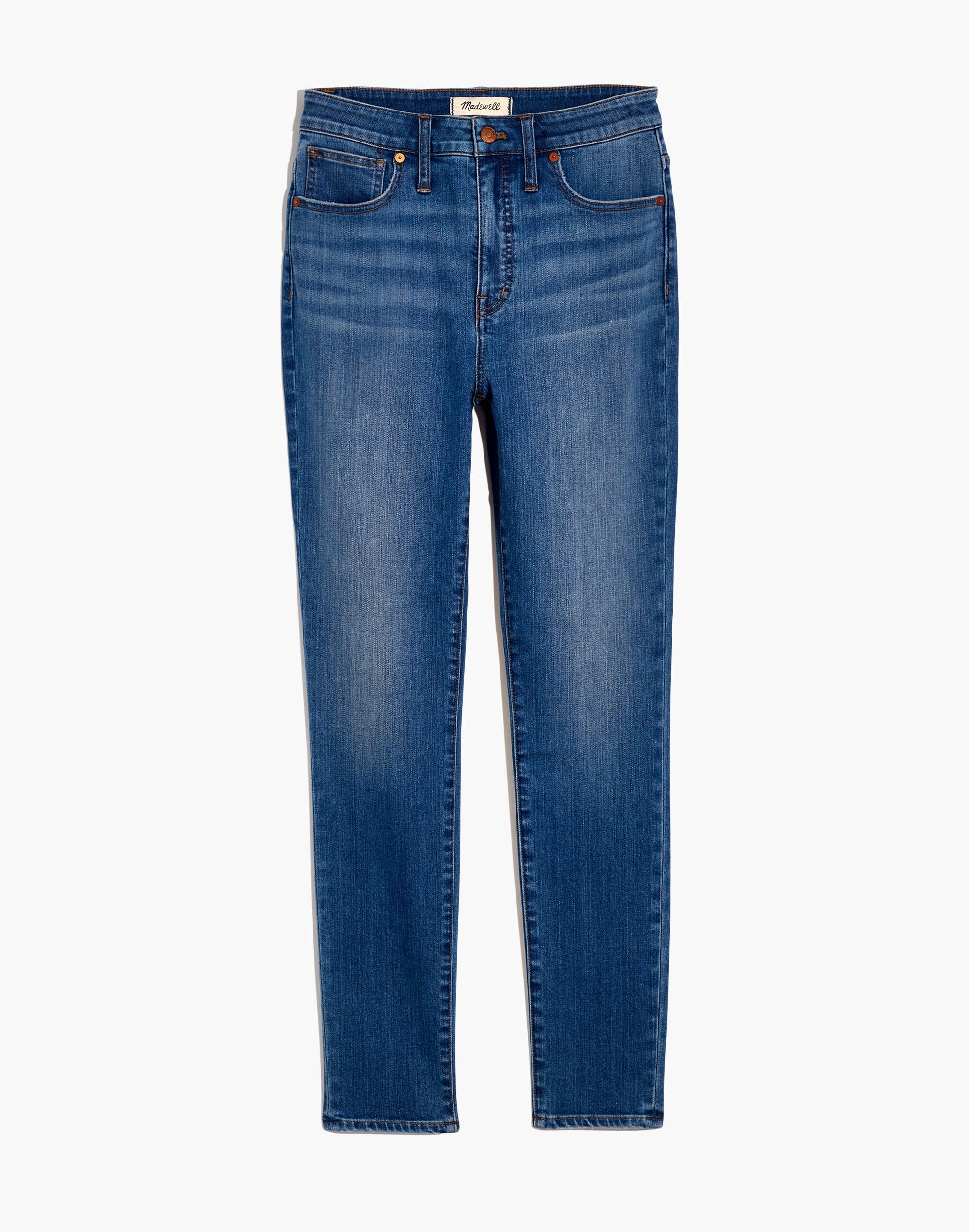 Curvy High-Rise Skinny Crop Jeans in Lander Wash