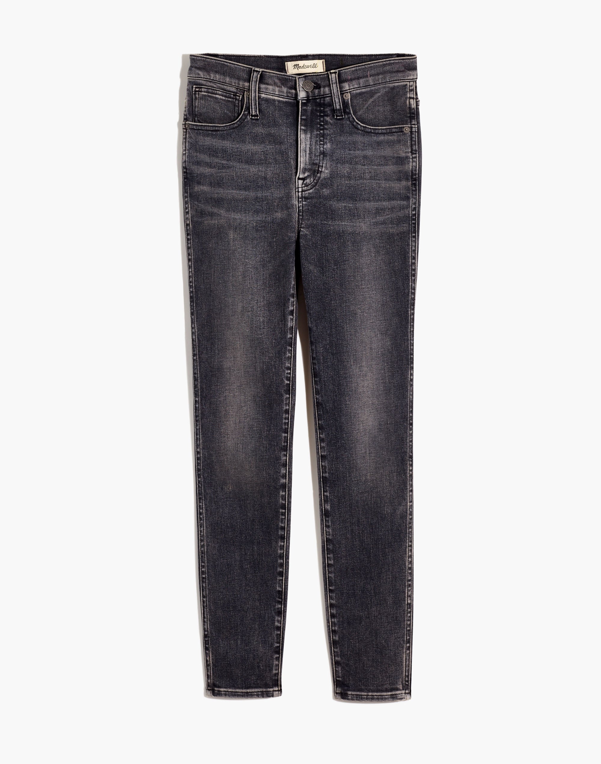 Petite 10" High-Rise Skinny Crop Jeans in Oakwood Wash