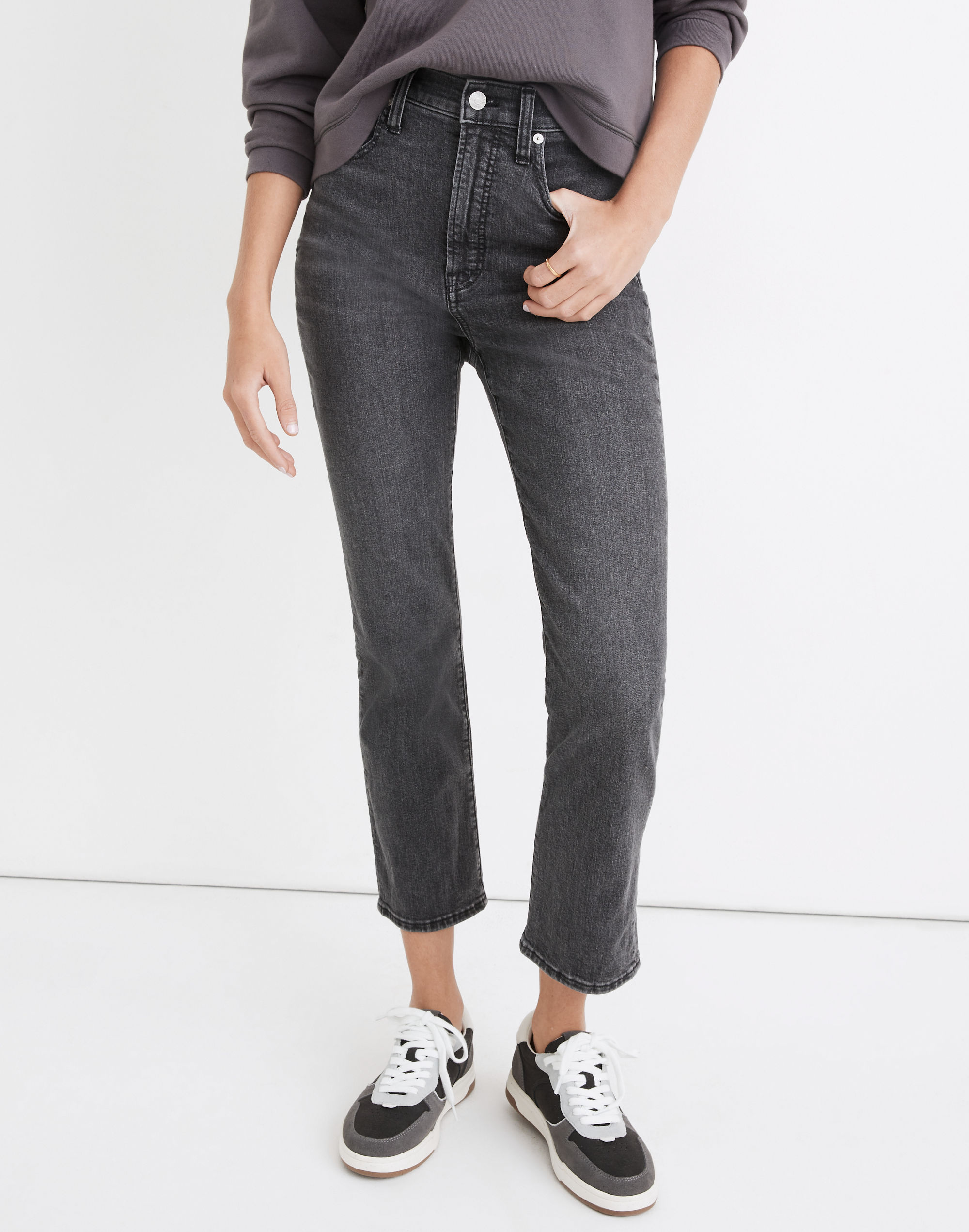 Slim Demi-Boot Jeans in Hayford Wash