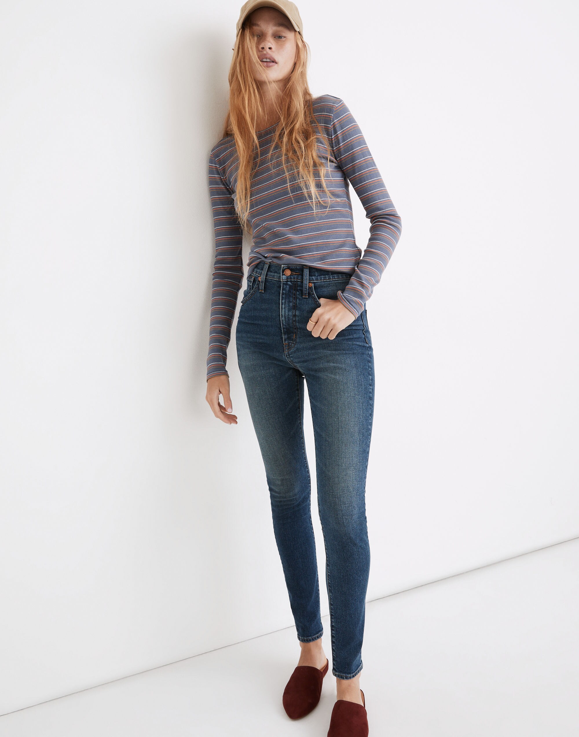 Petite 11" High-Rise Skinny Jeans in Markland Wash: TENCEL&trade; Denim Edition