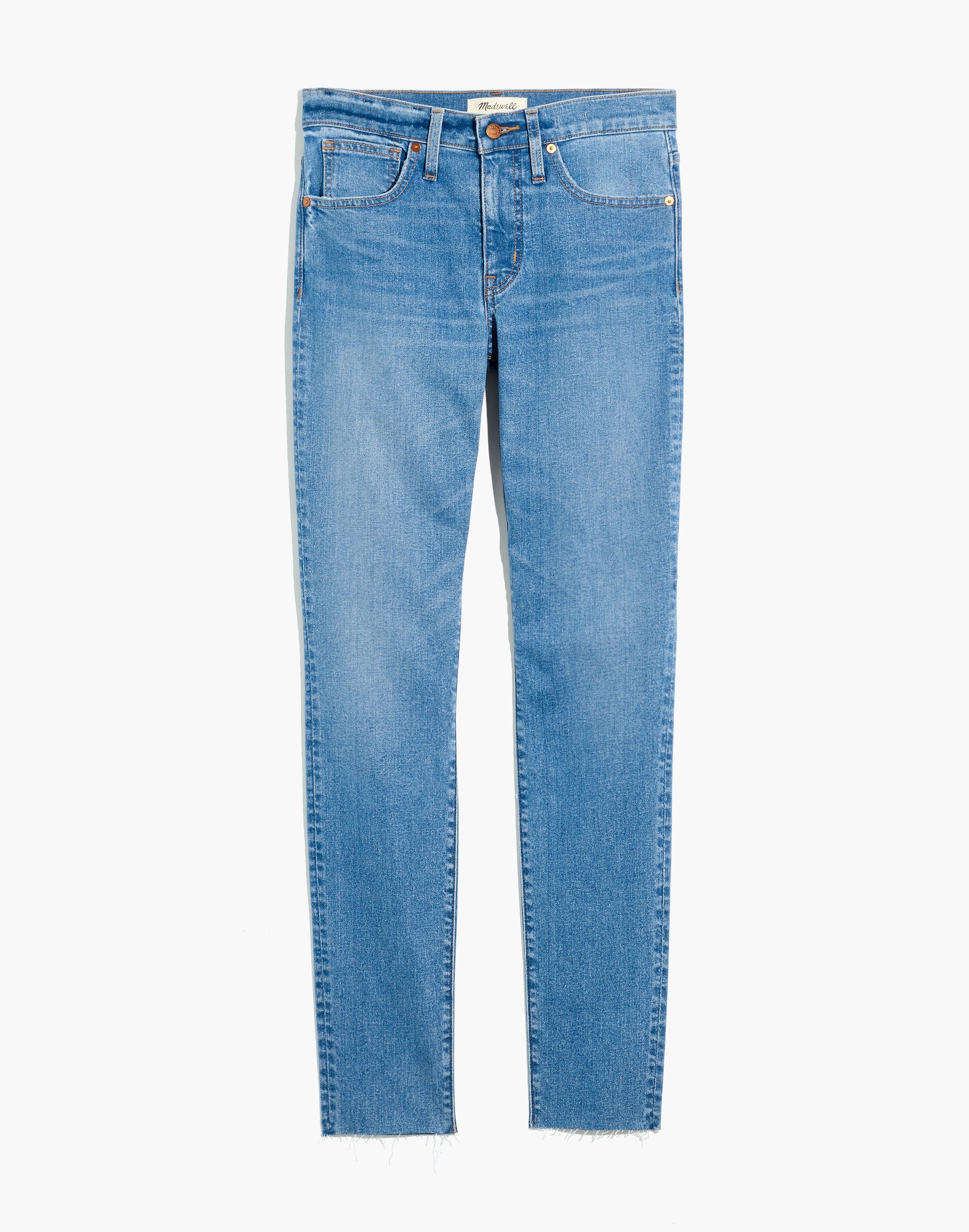 9" Mid-Rise Skinny Jeans in Krasner Wash: TENCEL&trade; Denim Edition