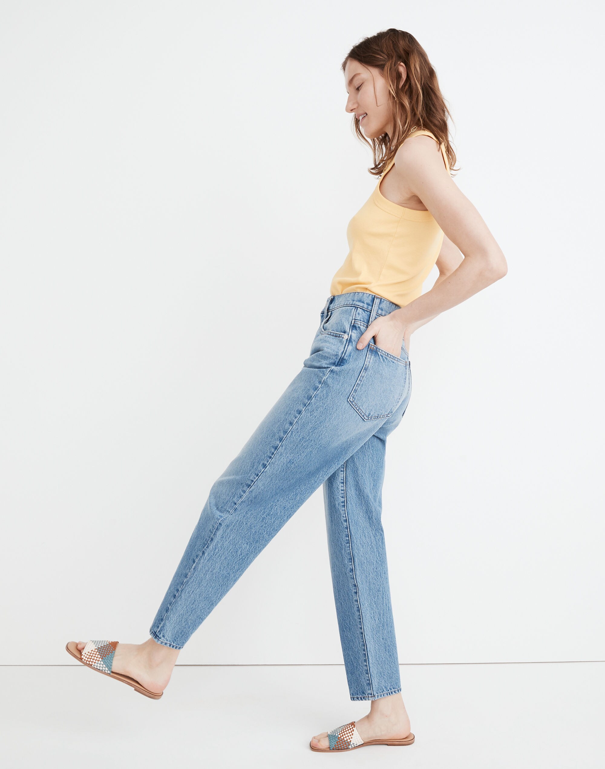 Baggy Tapered Jeans in Markwood Wash | Madewell