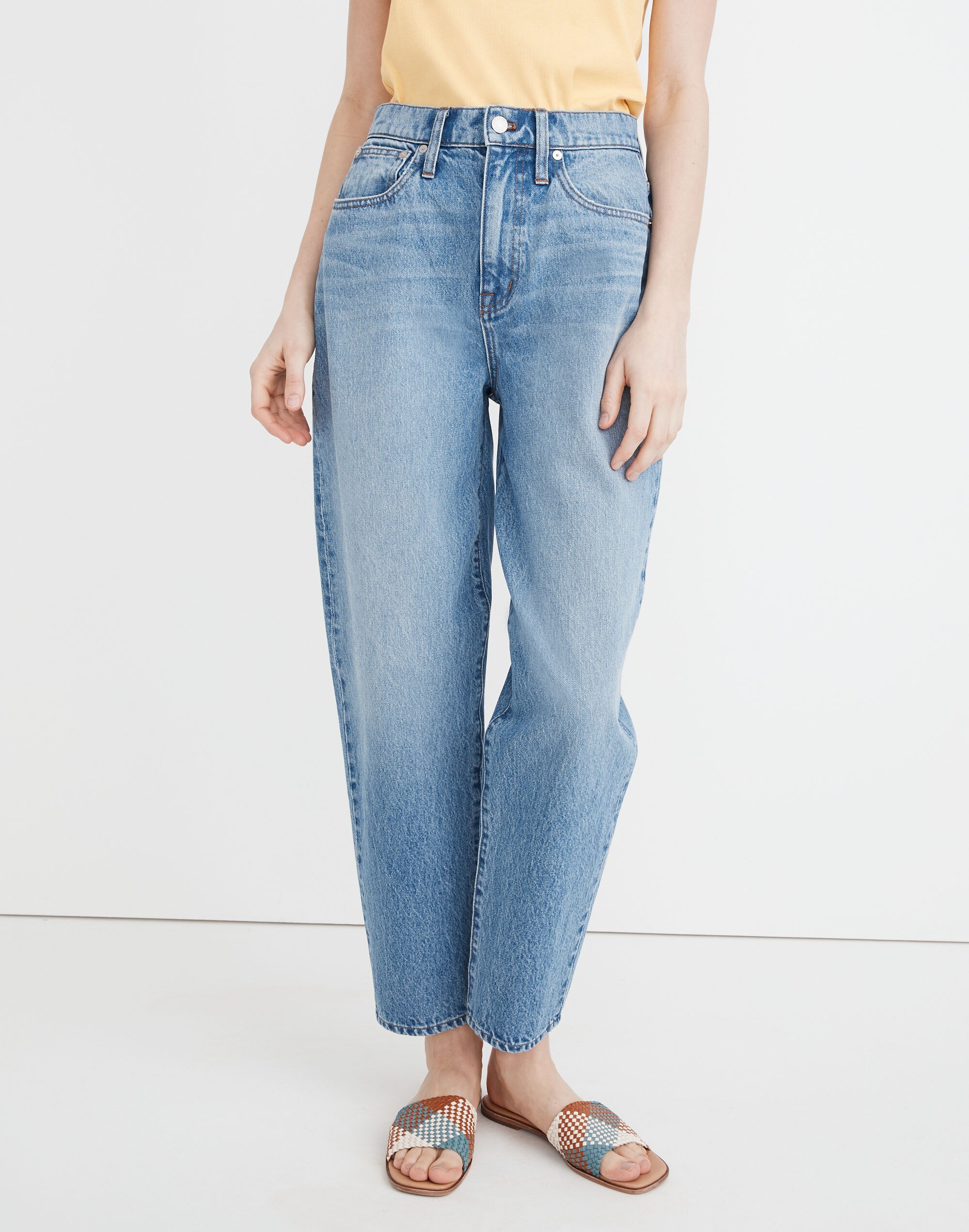 Baggy Tapered Jeans in Markwood Wash