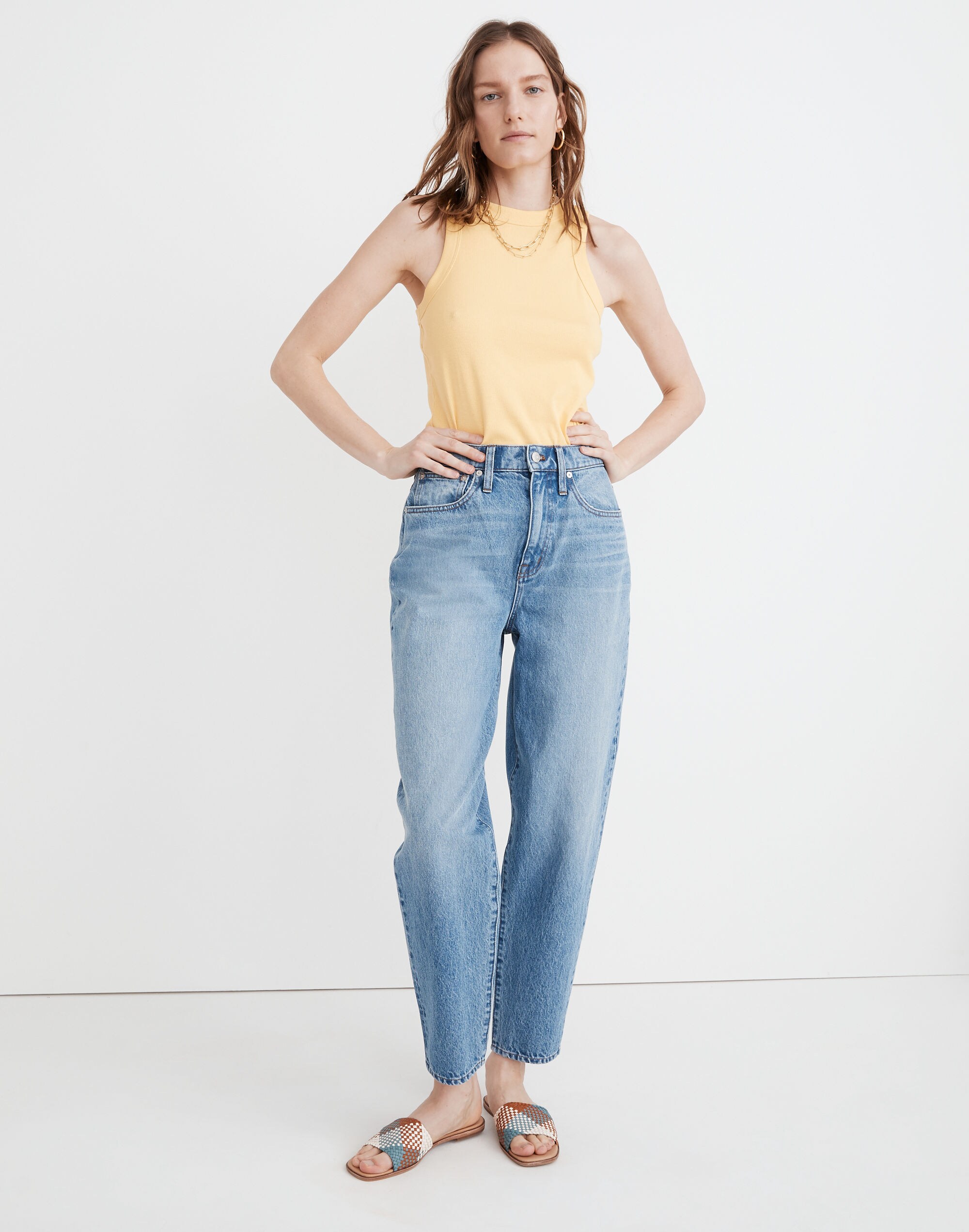 Baggy Tapered Jeans in Markwood Wash