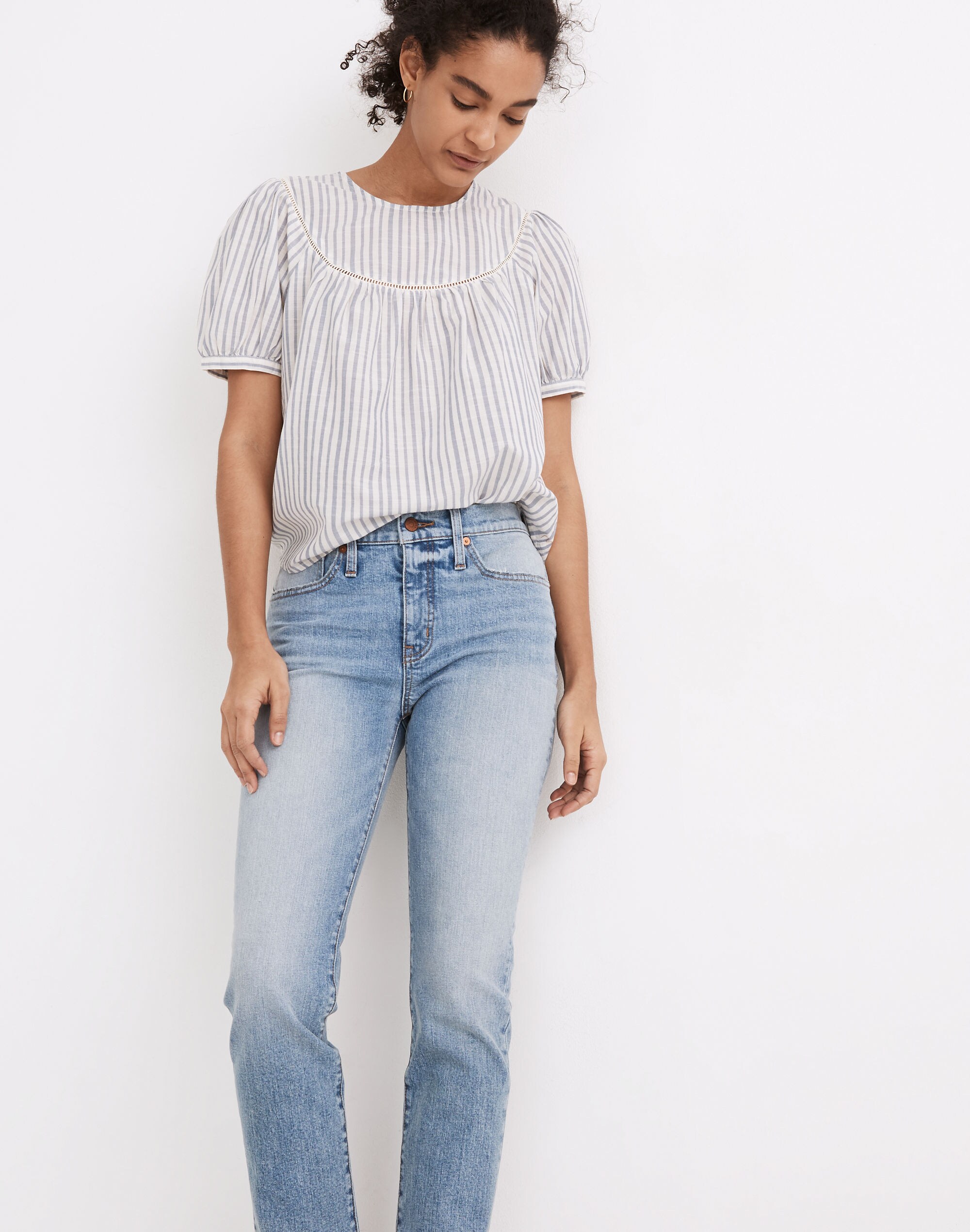 Tomboy Straight Jeans in Glover Wash