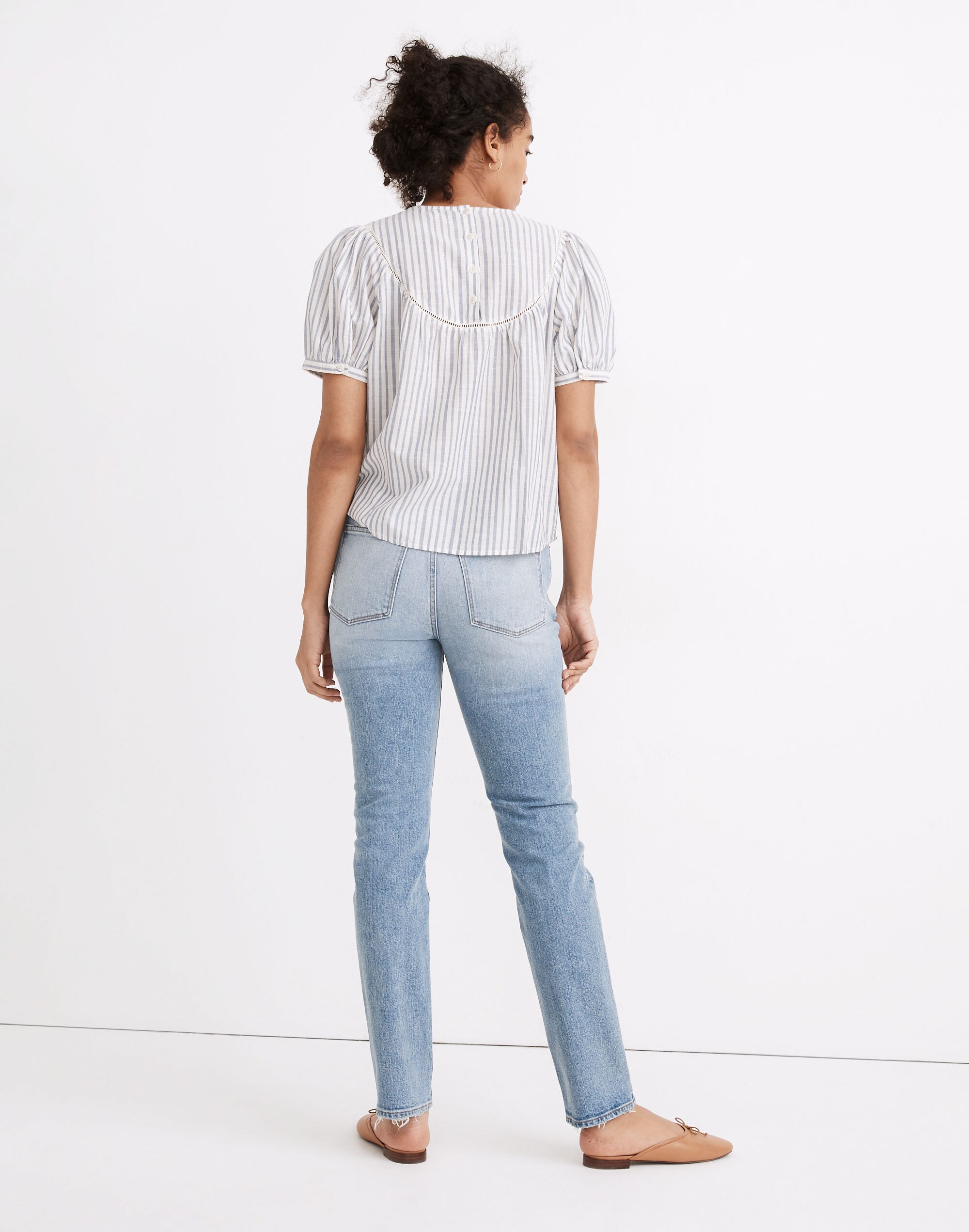 Tomboy Straight Jeans in Glover Wash
