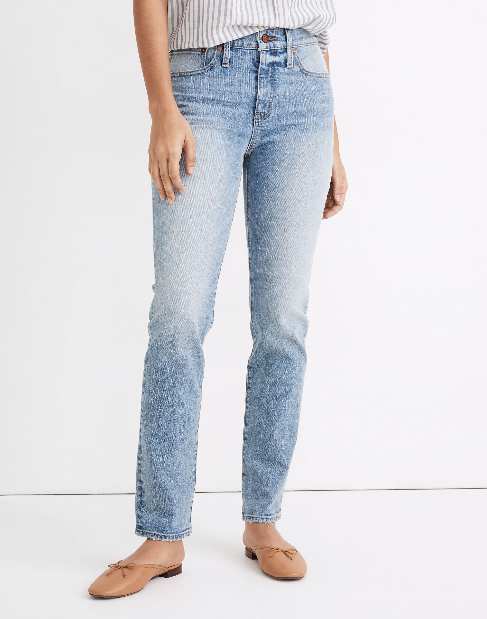 Tomboy Straight Jeans in Glover Wash