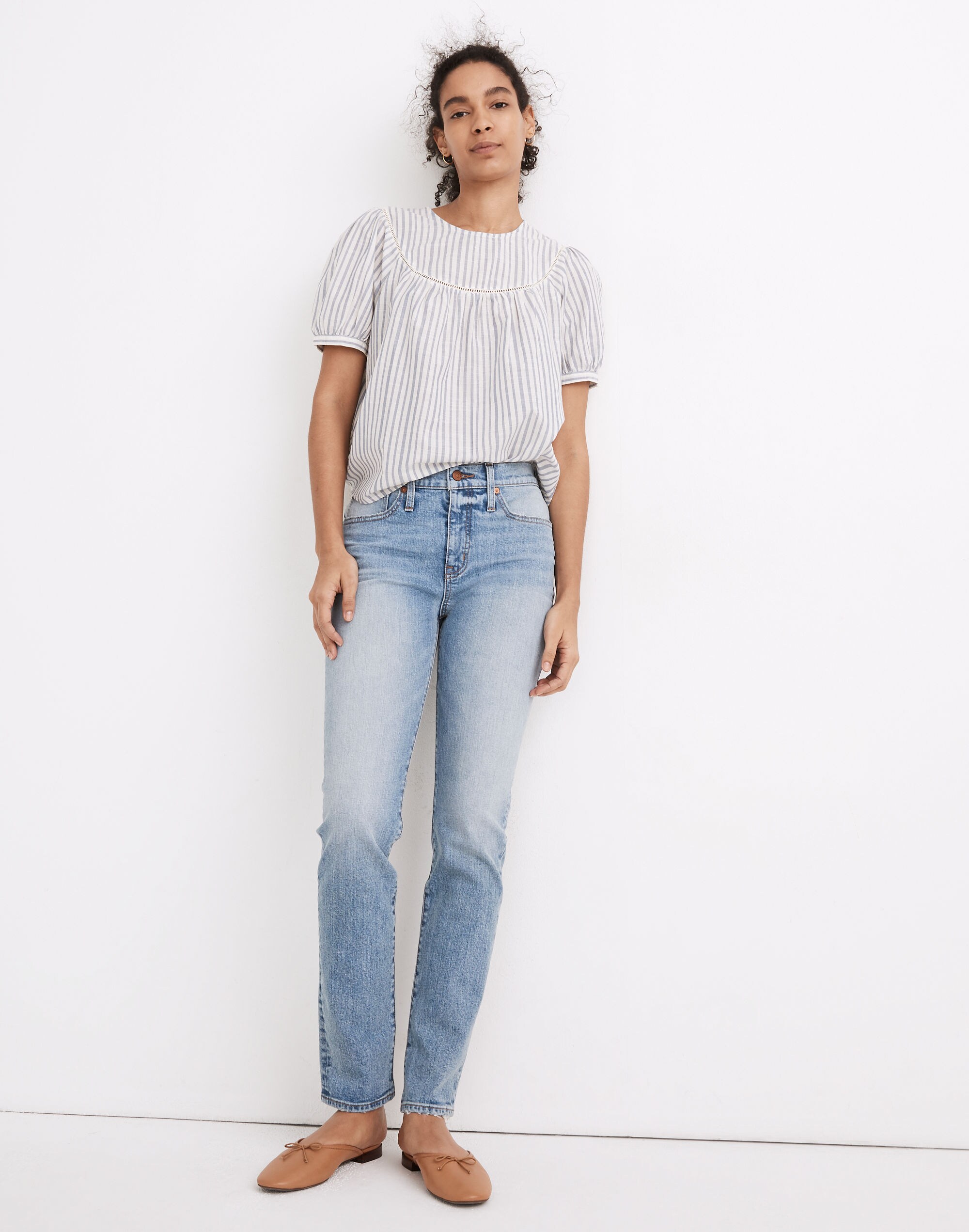 Tomboy Straight Jeans in Glover Wash