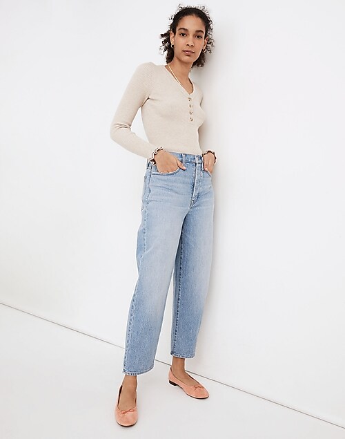 Women's Balloon Jeans in Hewes Wash