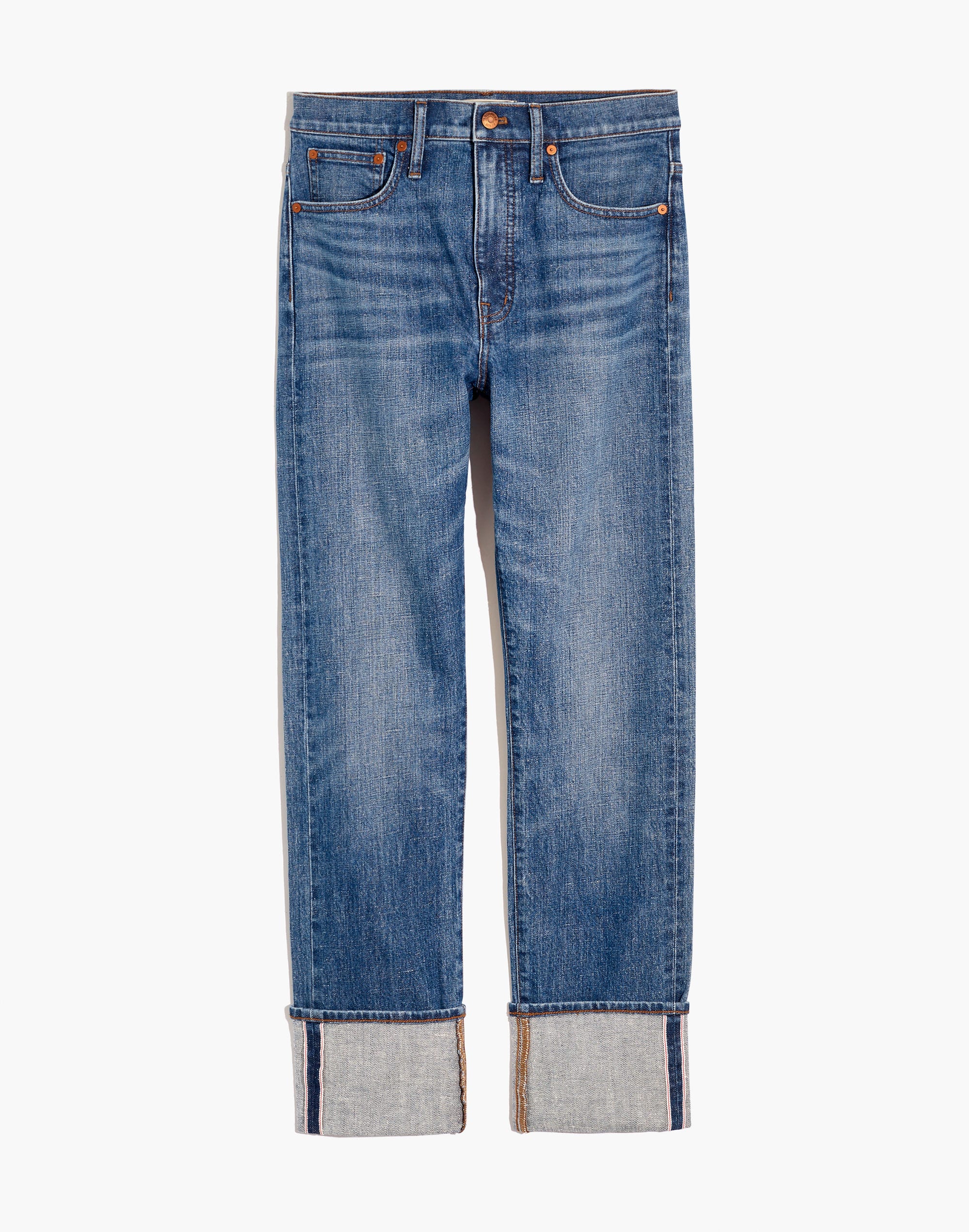 Tall Classic Straight Jeans in Cristoforo Wash: Selvedge Edition
