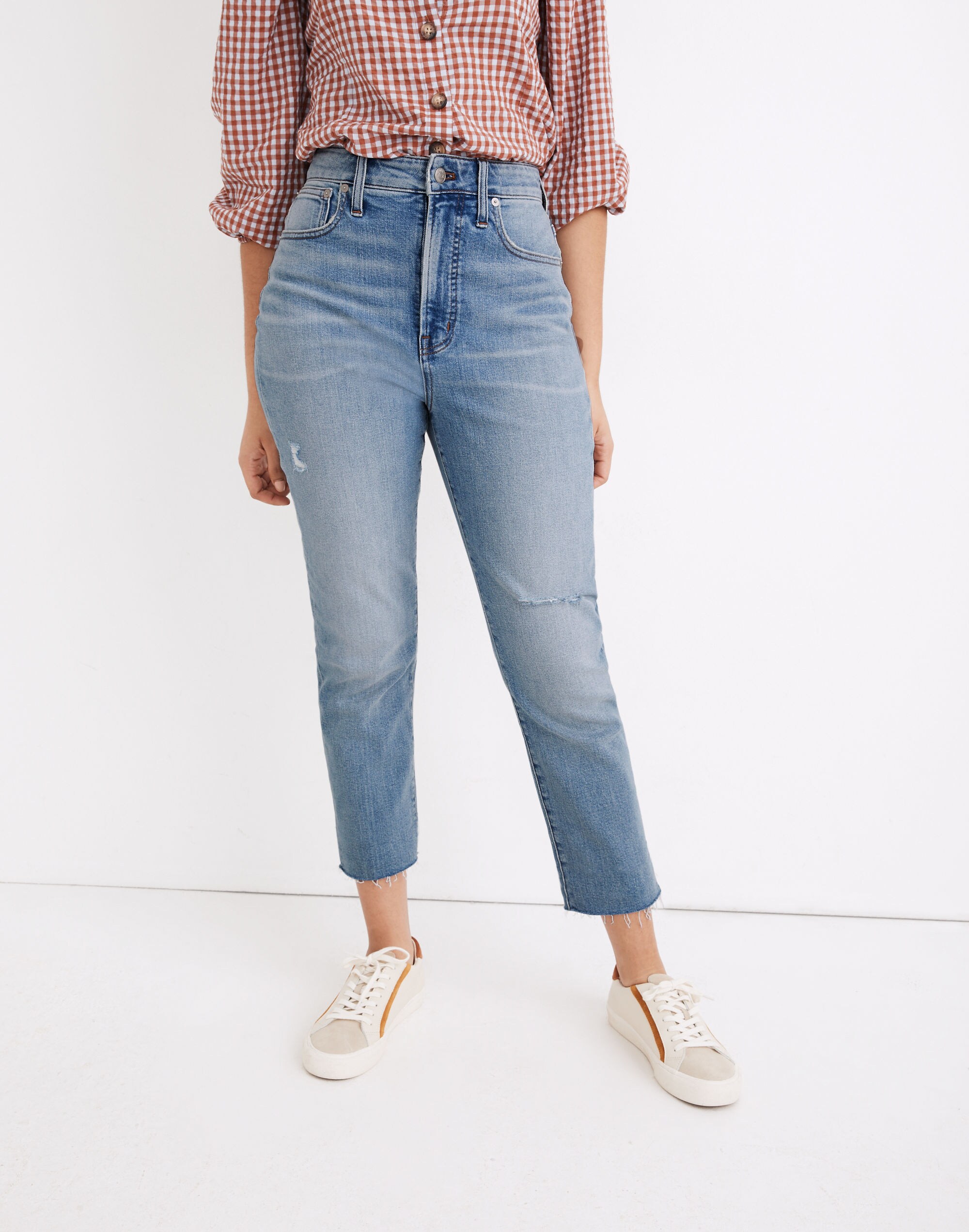 The Curvy Perfect Vintage Jean in Coffey Wash: Worn-In Edition