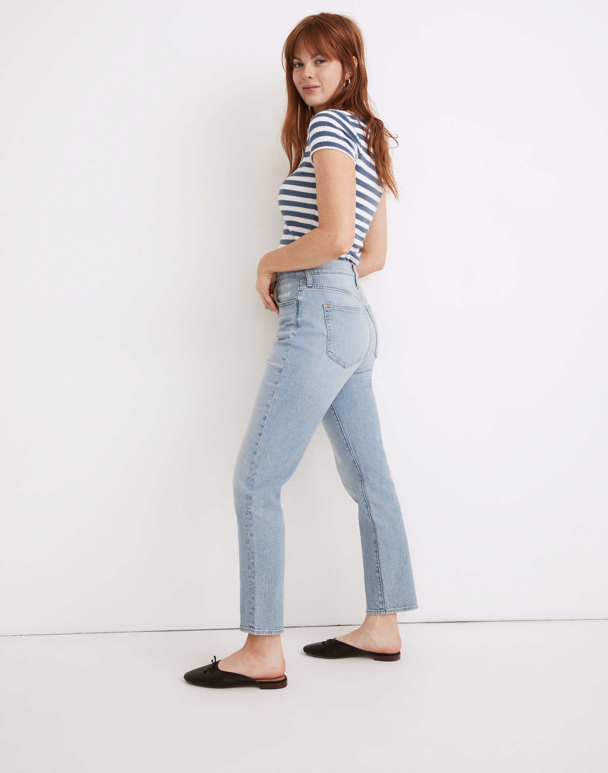 The Curvy Perfect Vintage Jean in Fiore Wash