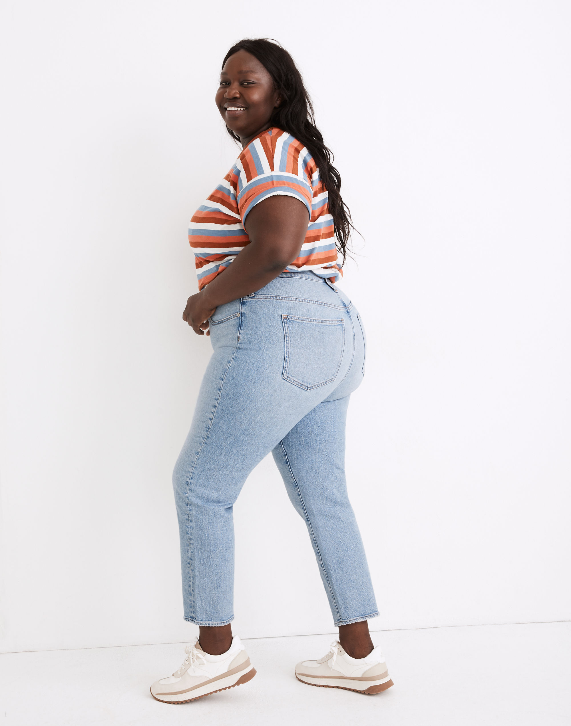 The Plus Perfect Vintage Jean in Fiore Wash