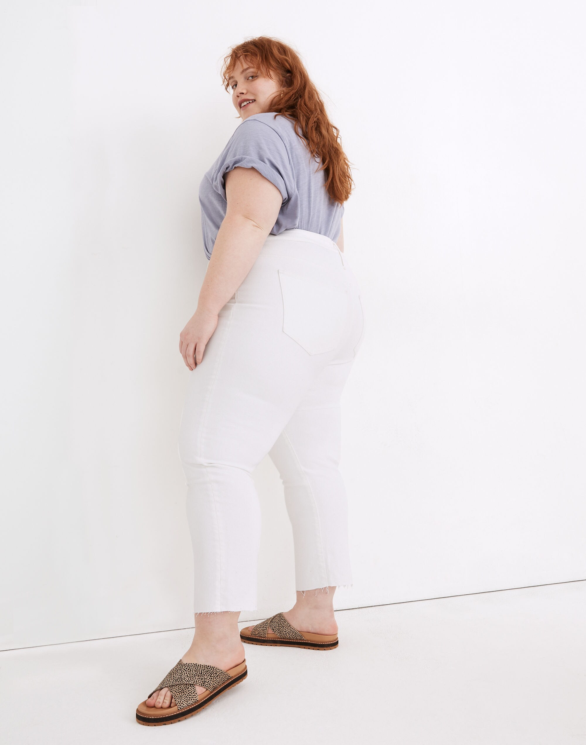 The Plus Perfect Vintage Jean in Tile White