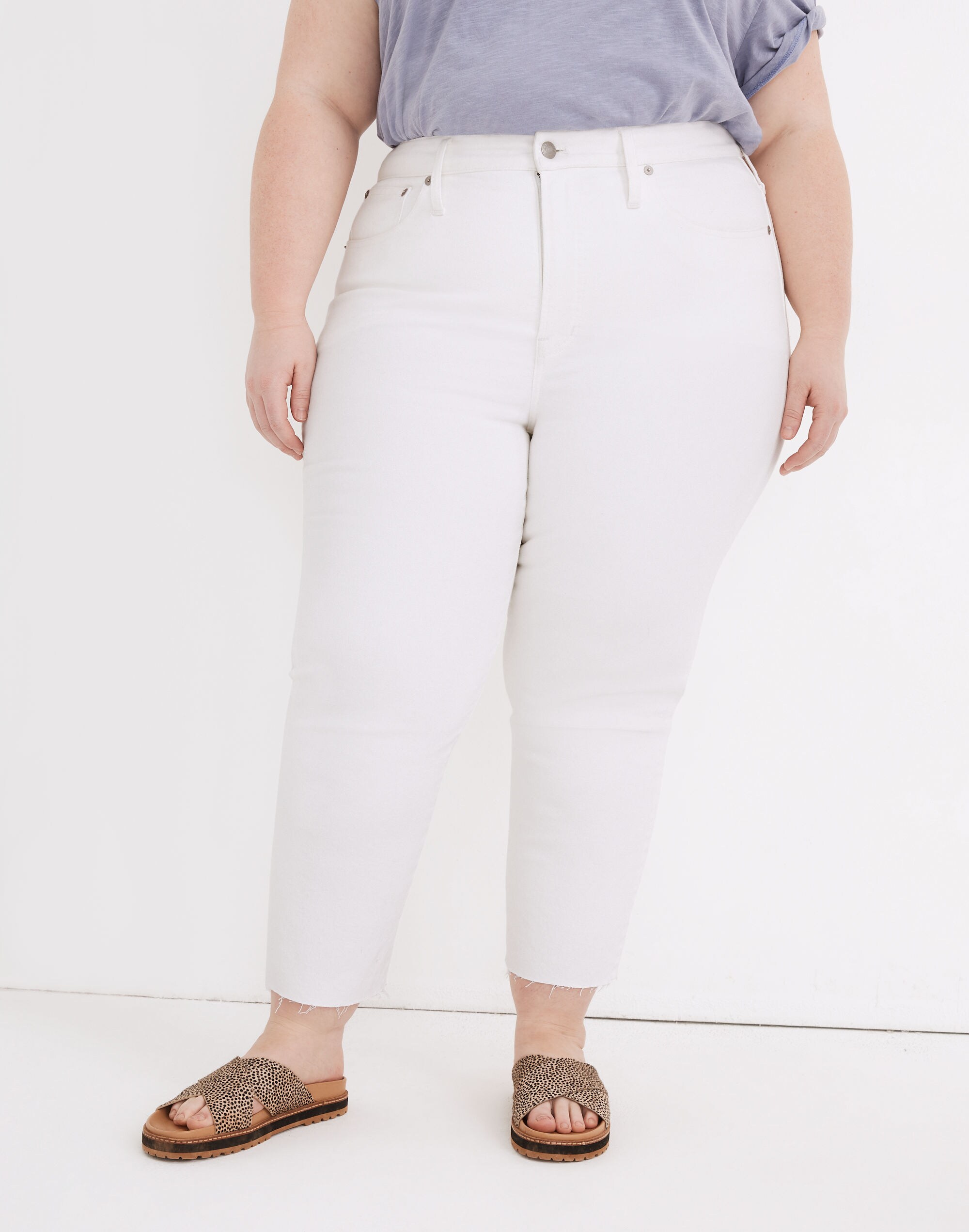 The Plus Perfect Vintage Jean in Tile White