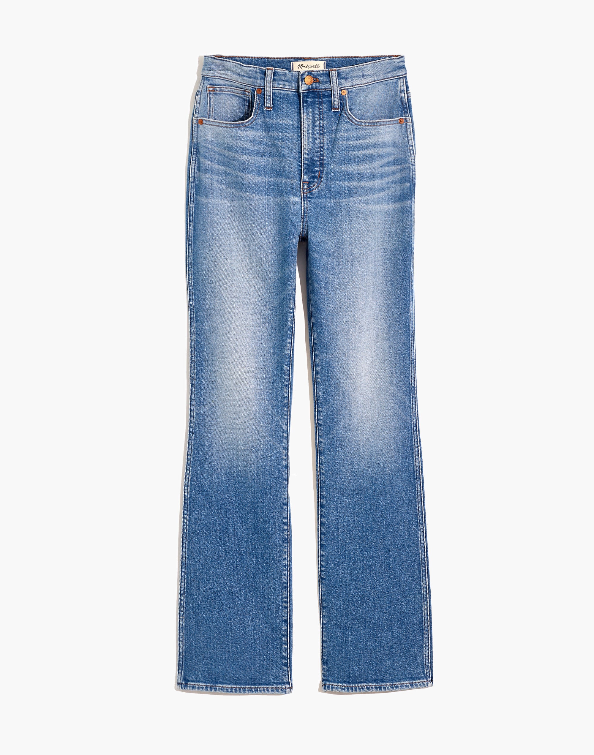 plus '90s high-rise bootcut jeans in danver wash