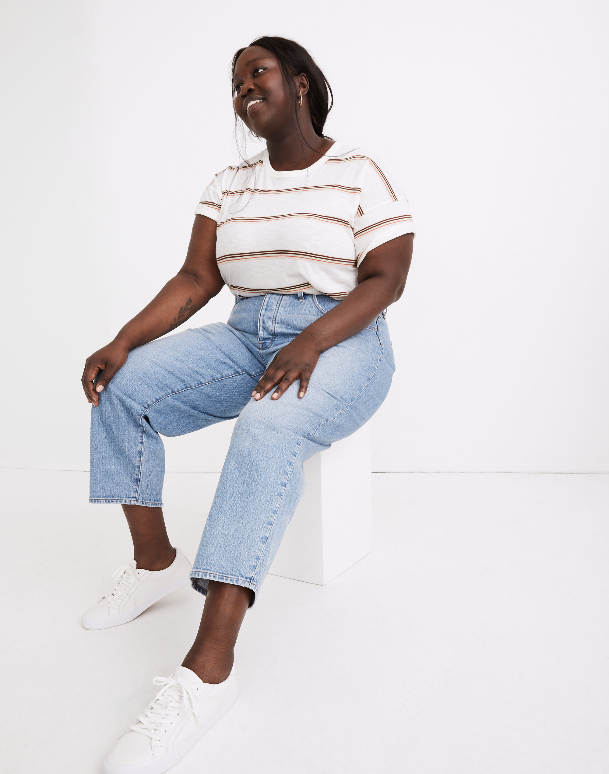 Plus Balloon Jeans in Hewes Wash