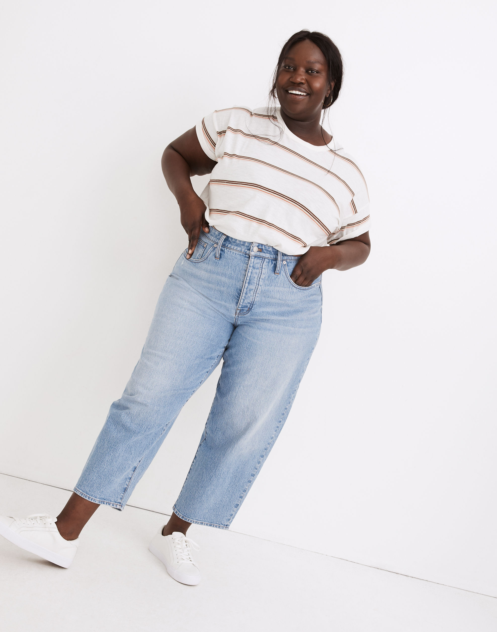 Plus Balloon Jeans in Hewes Wash