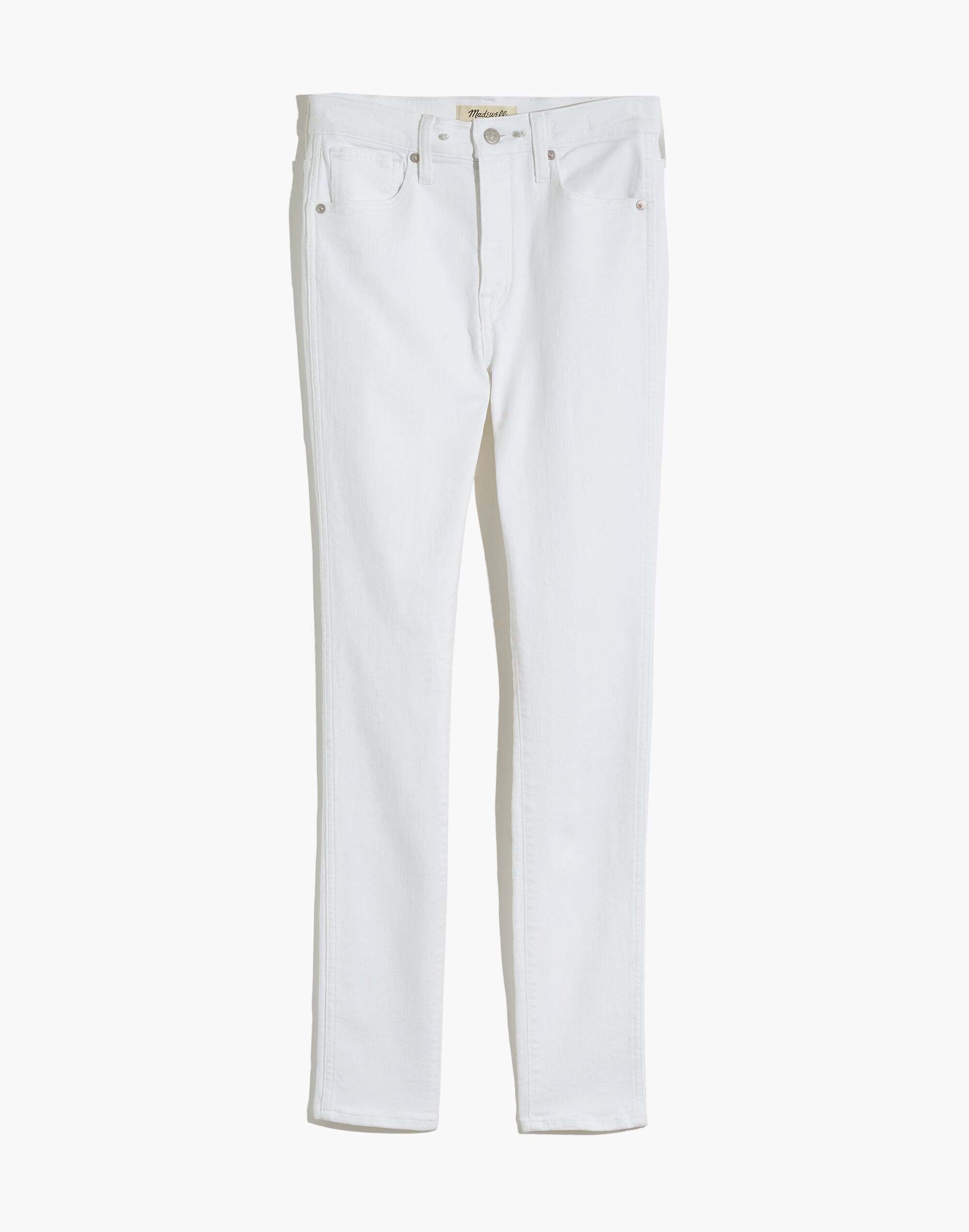 Plus High-Rise Skinny Jeans in Pure White