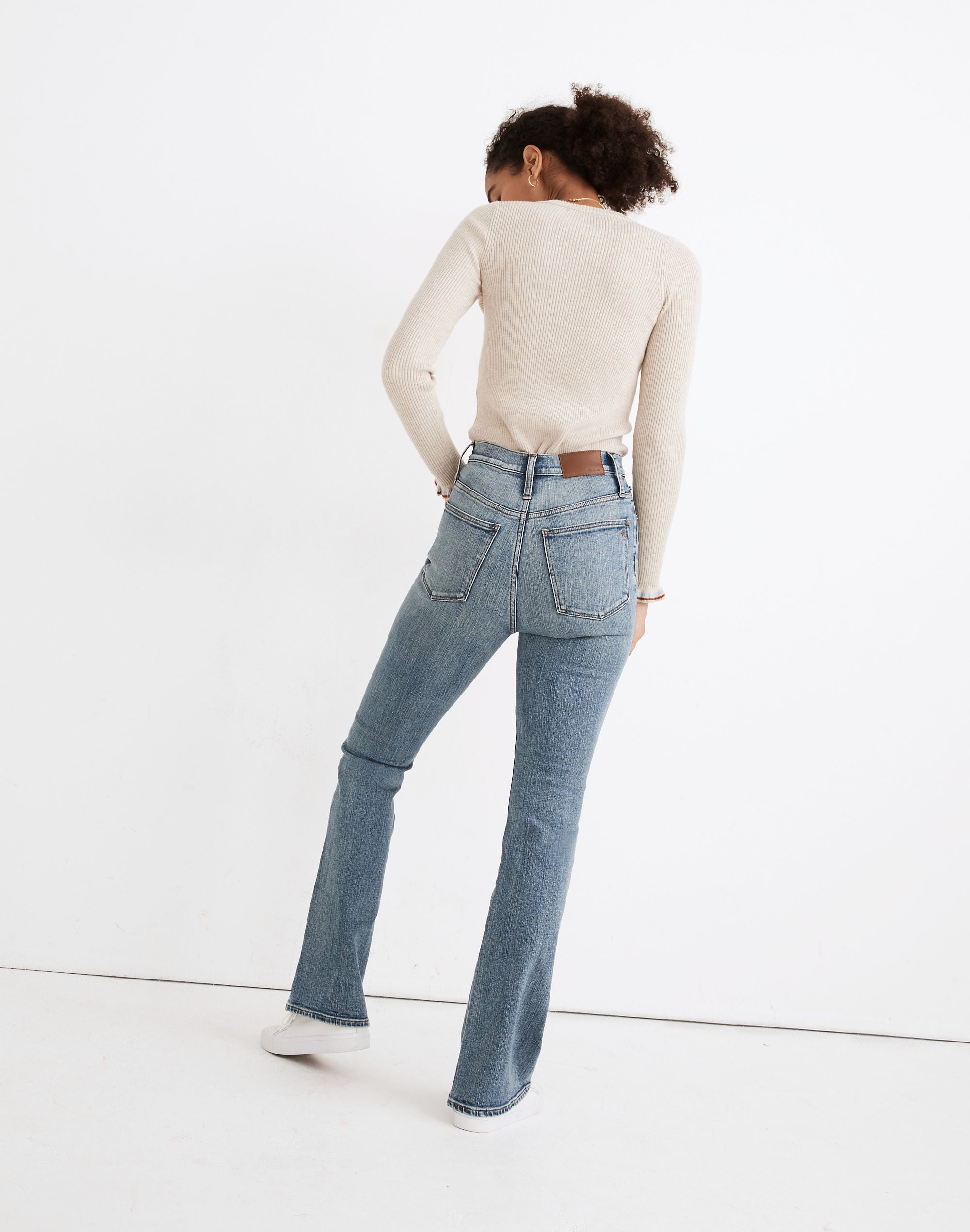 Skinny Flare Jeans in Ellsworth Wash