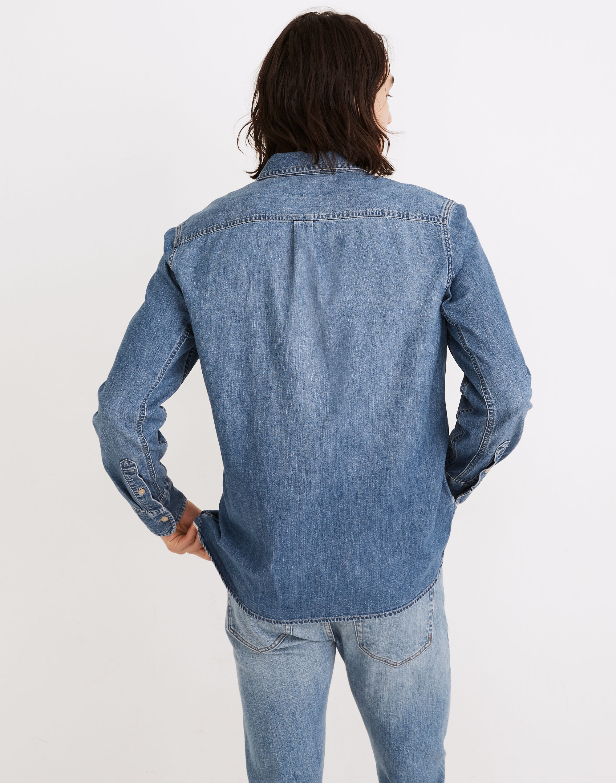 Selvedge Denim Perfect Long-Sleeve Shirt