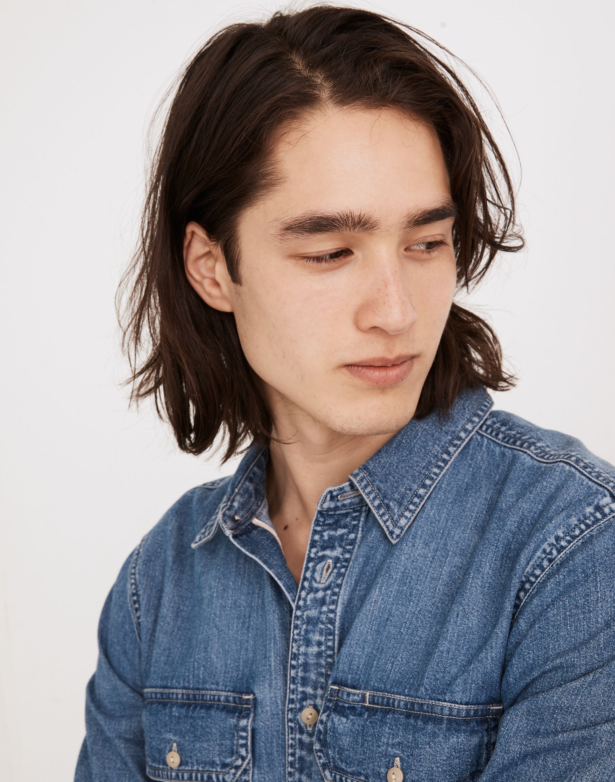 Selvedge Denim Perfect Long-Sleeve Shirt