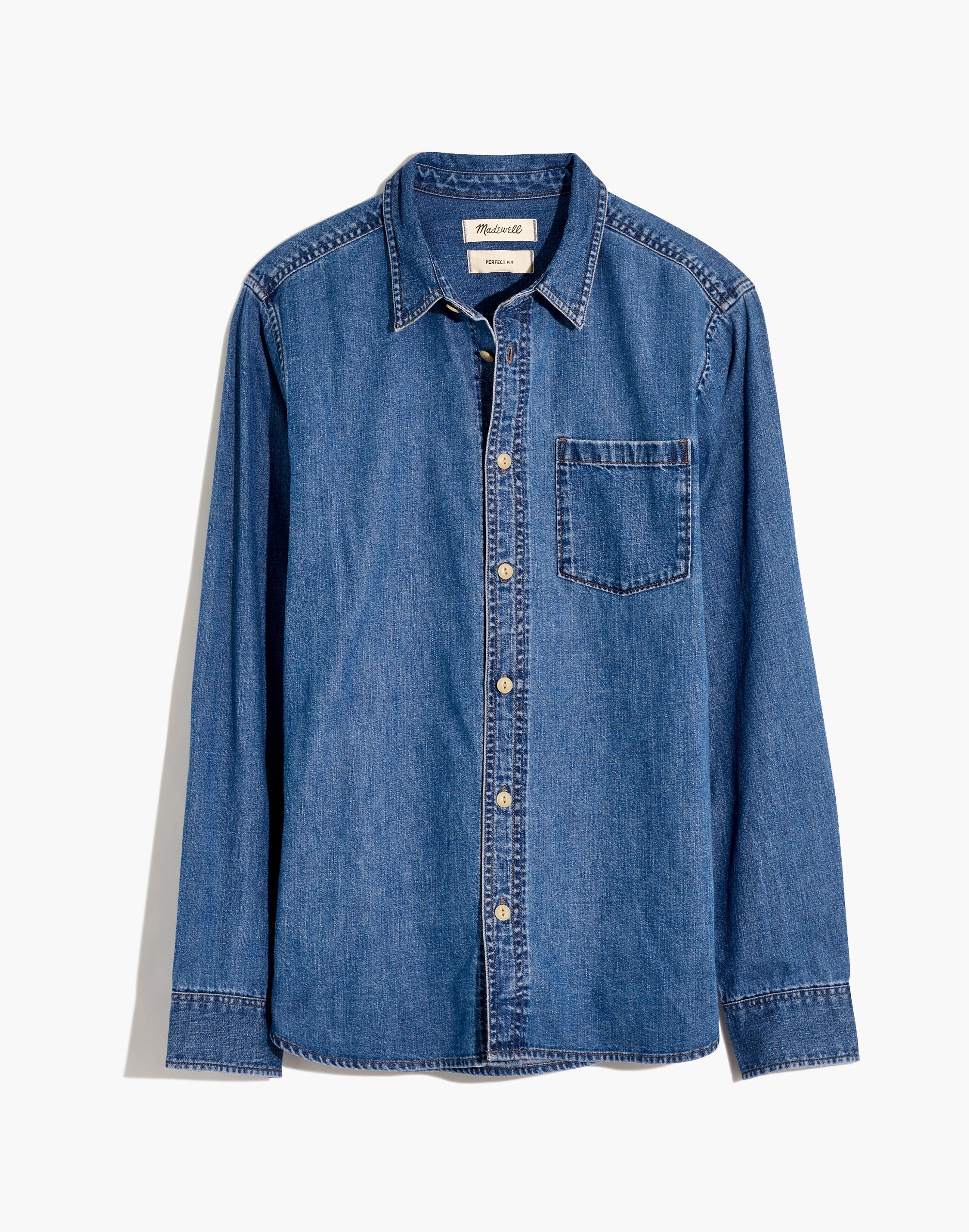 Selvedge Denim Perfect Long-Sleeve Shirt