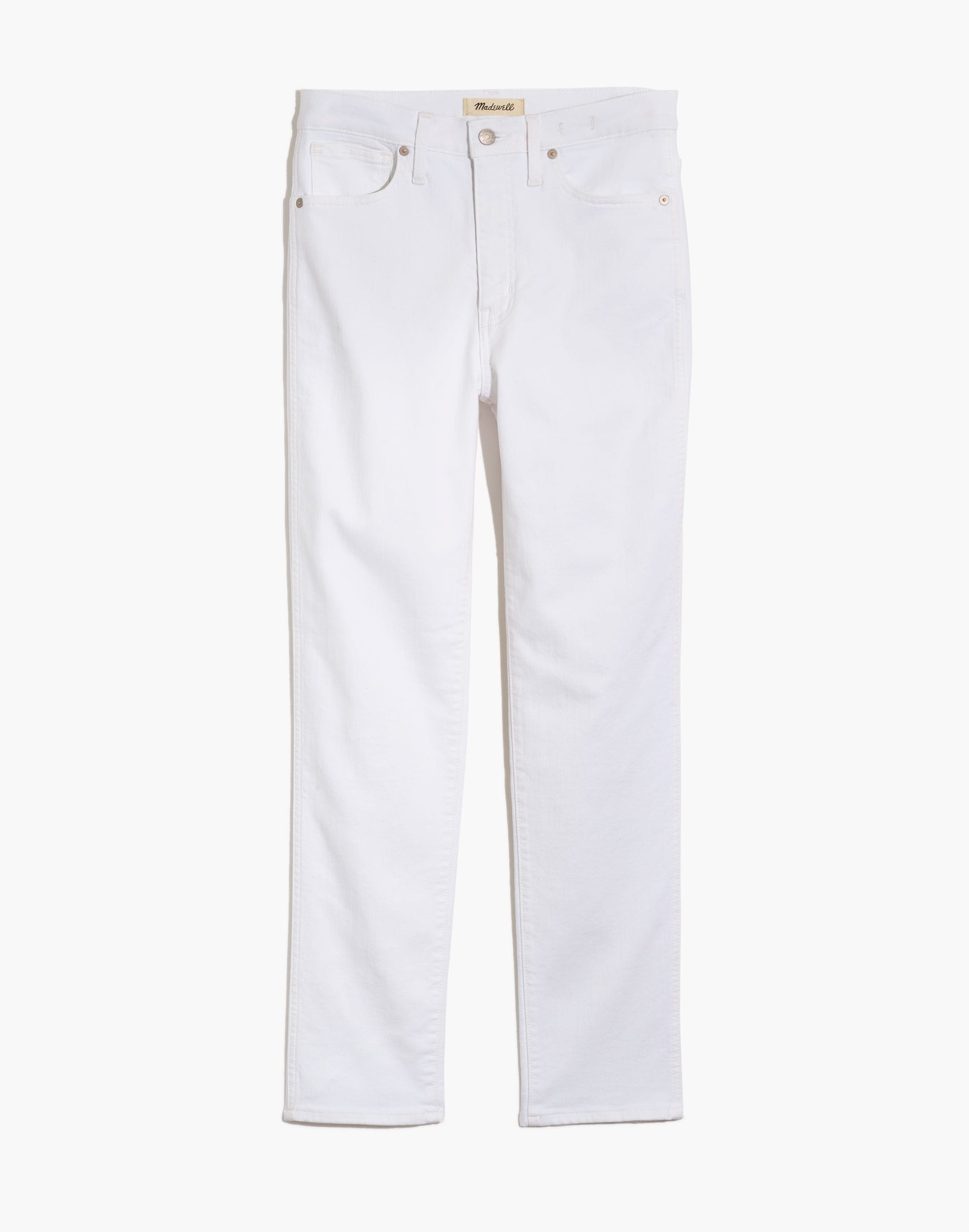 Tall Stovepipe Jeans in Pure White