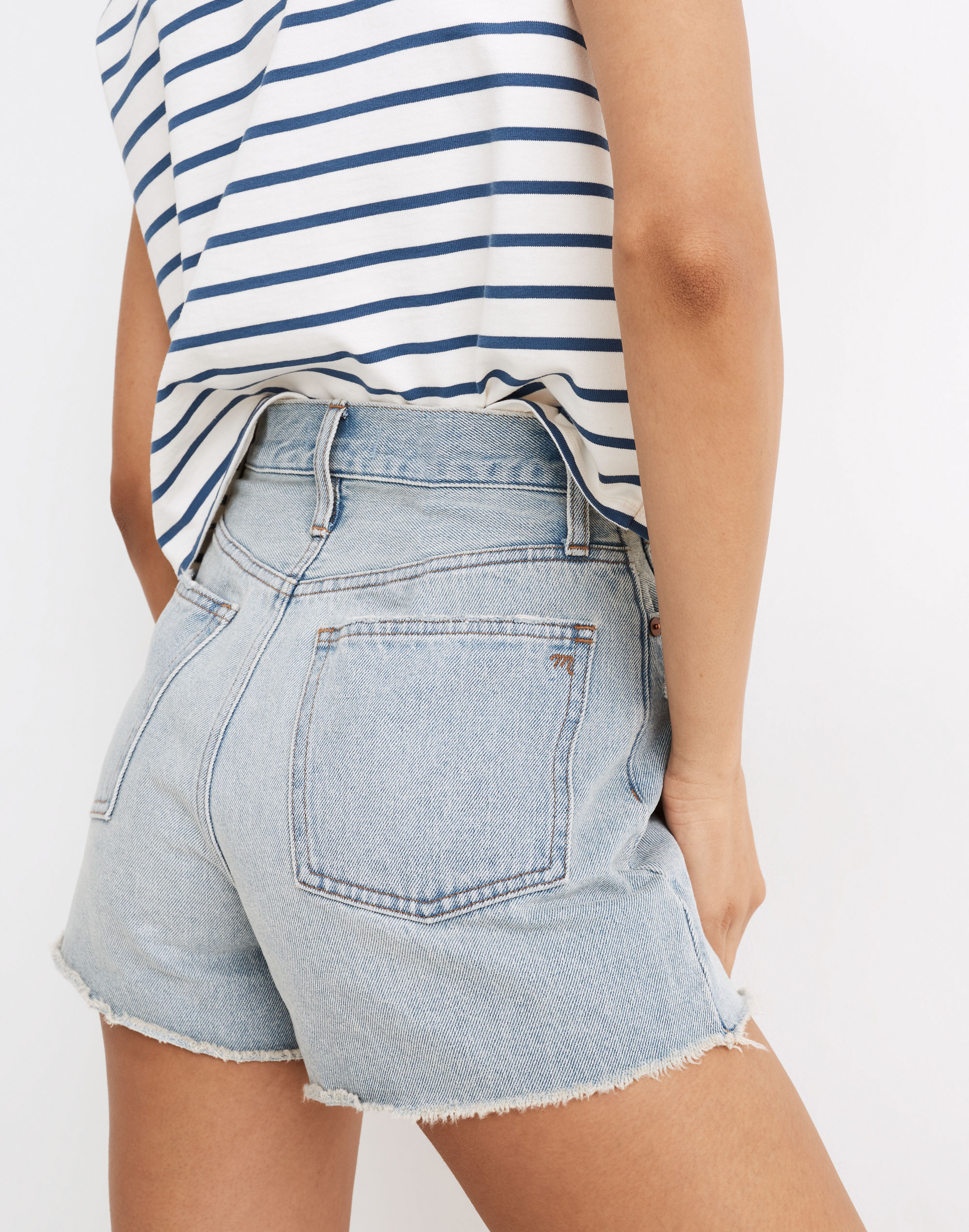 The Momjean Short in Byers Wash: Ripped Edition