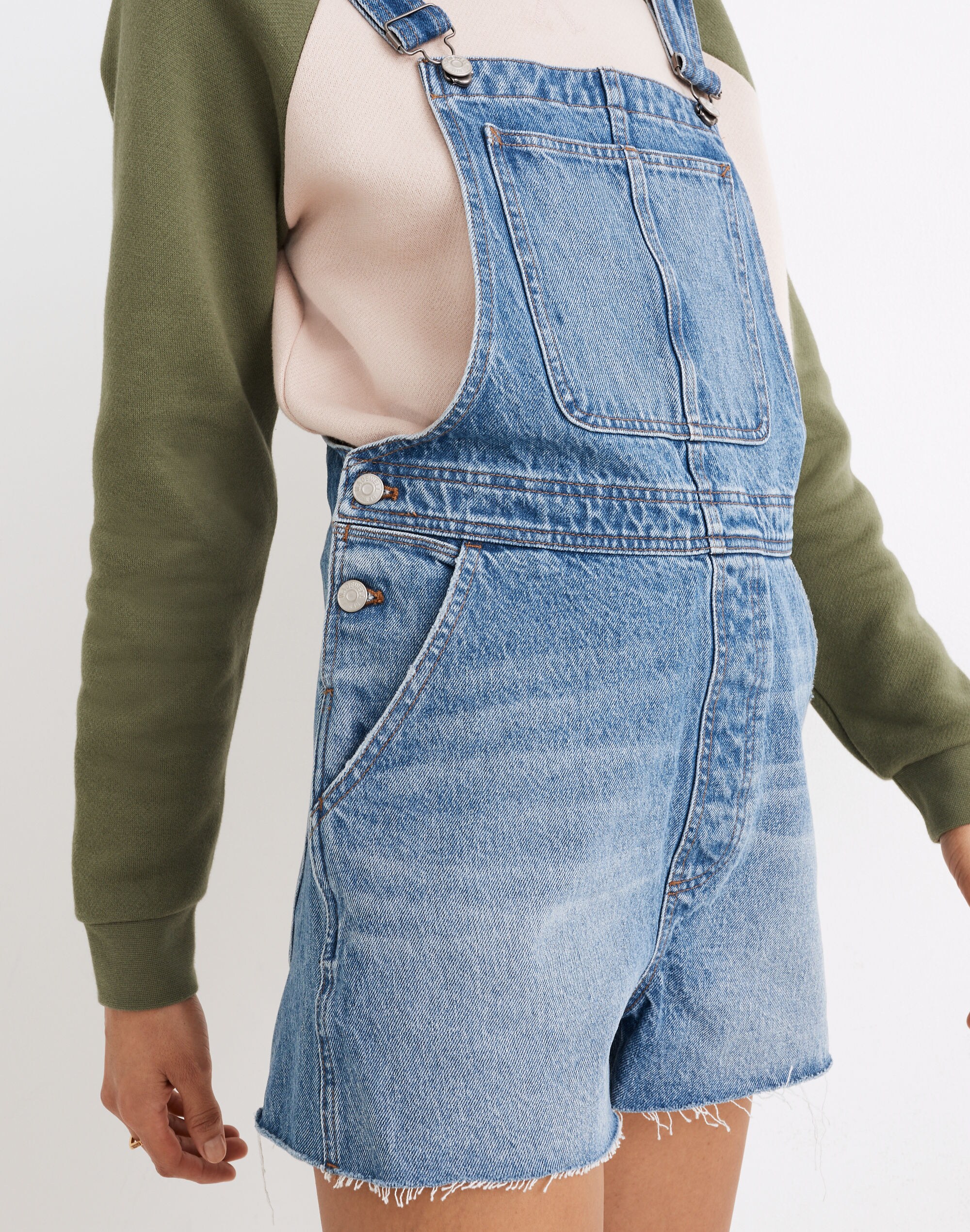 Adirondack Short Overalls in Benham Wash