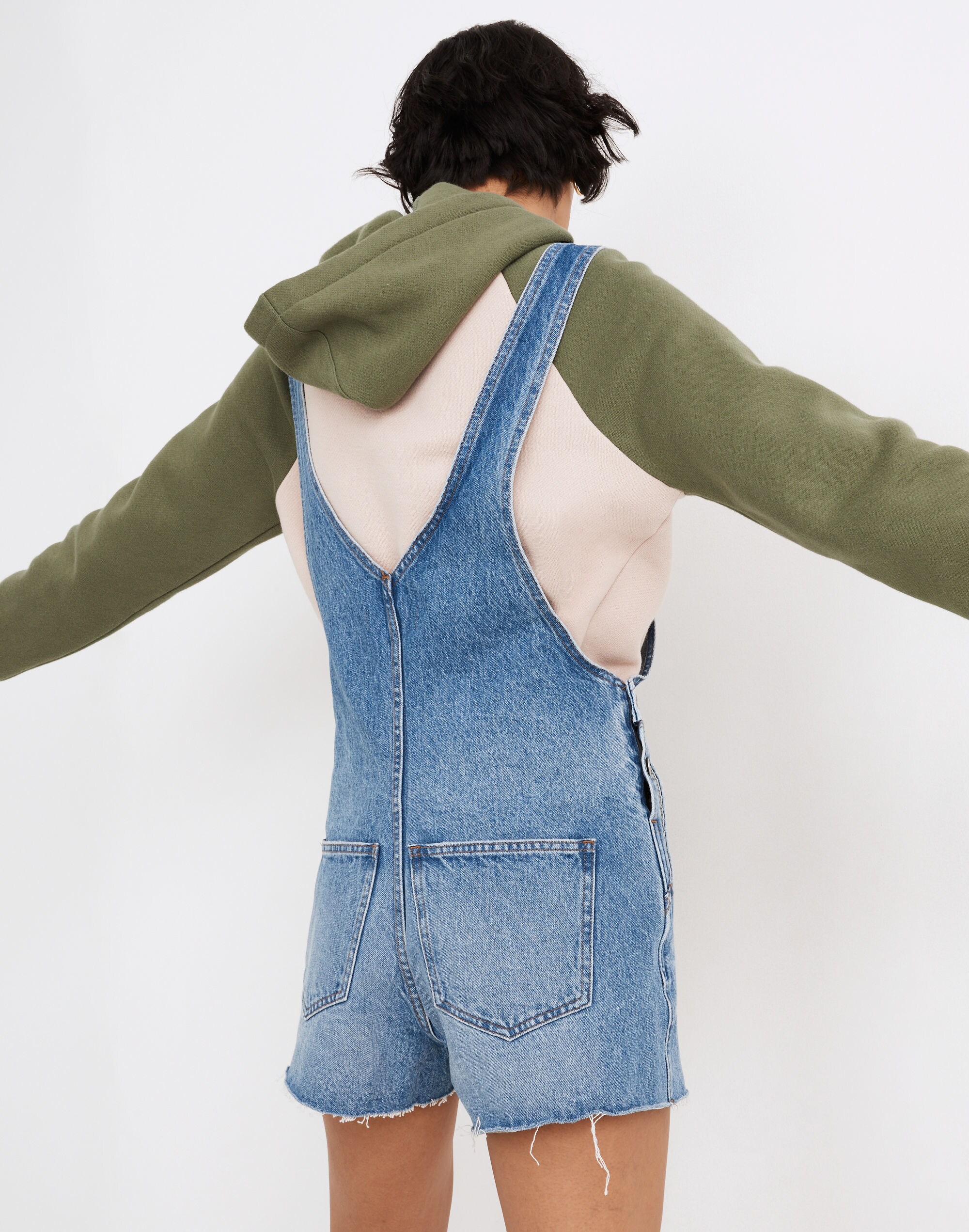 Adirondack Short Overalls in Benham Wash