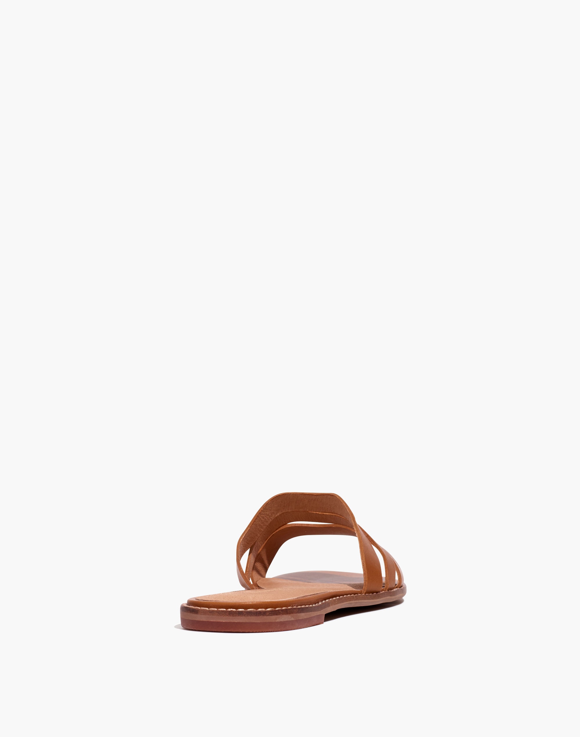 The Wave Slide Sandal in Vachetta Leather