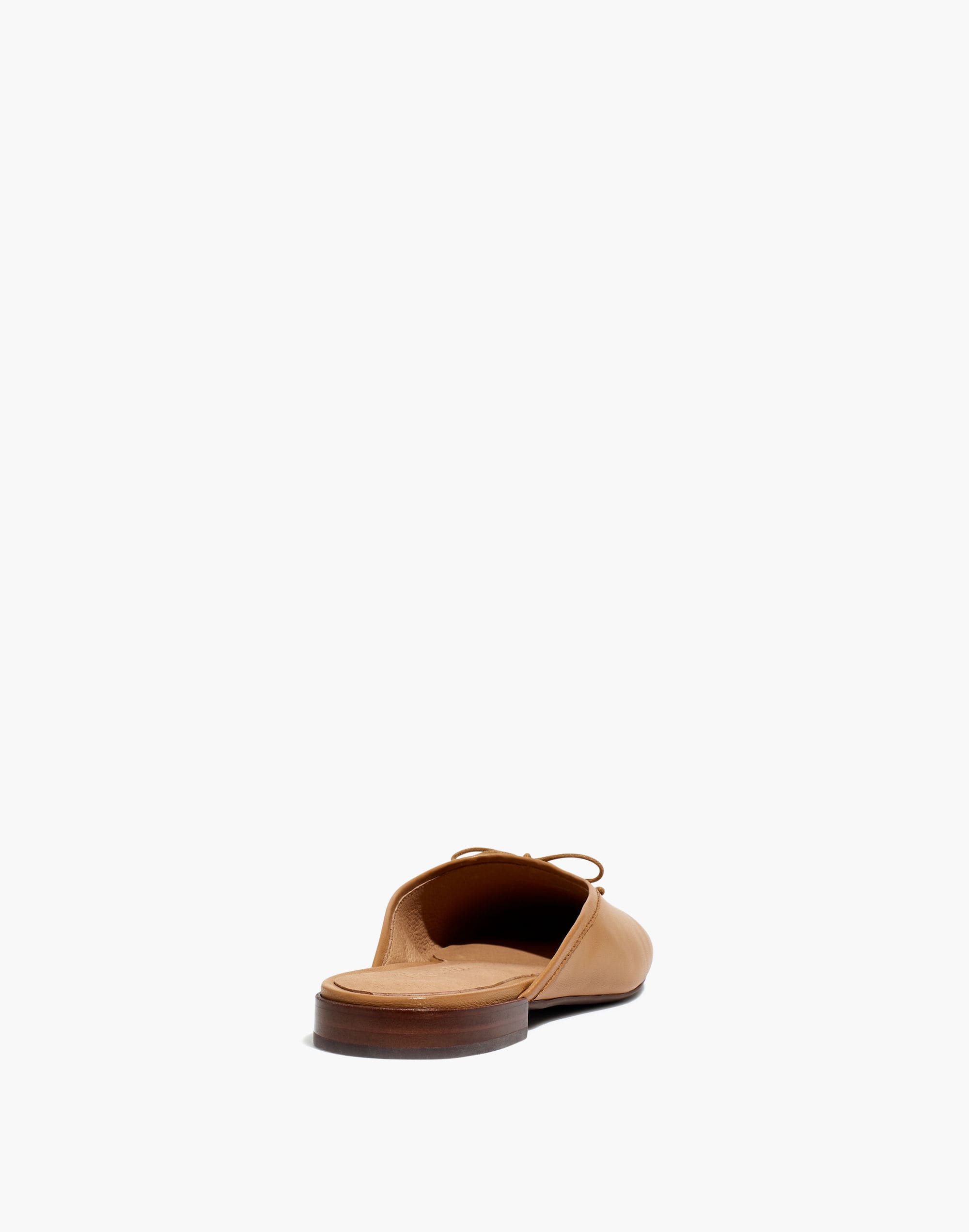 The Adelle Ballet Mule in Leather