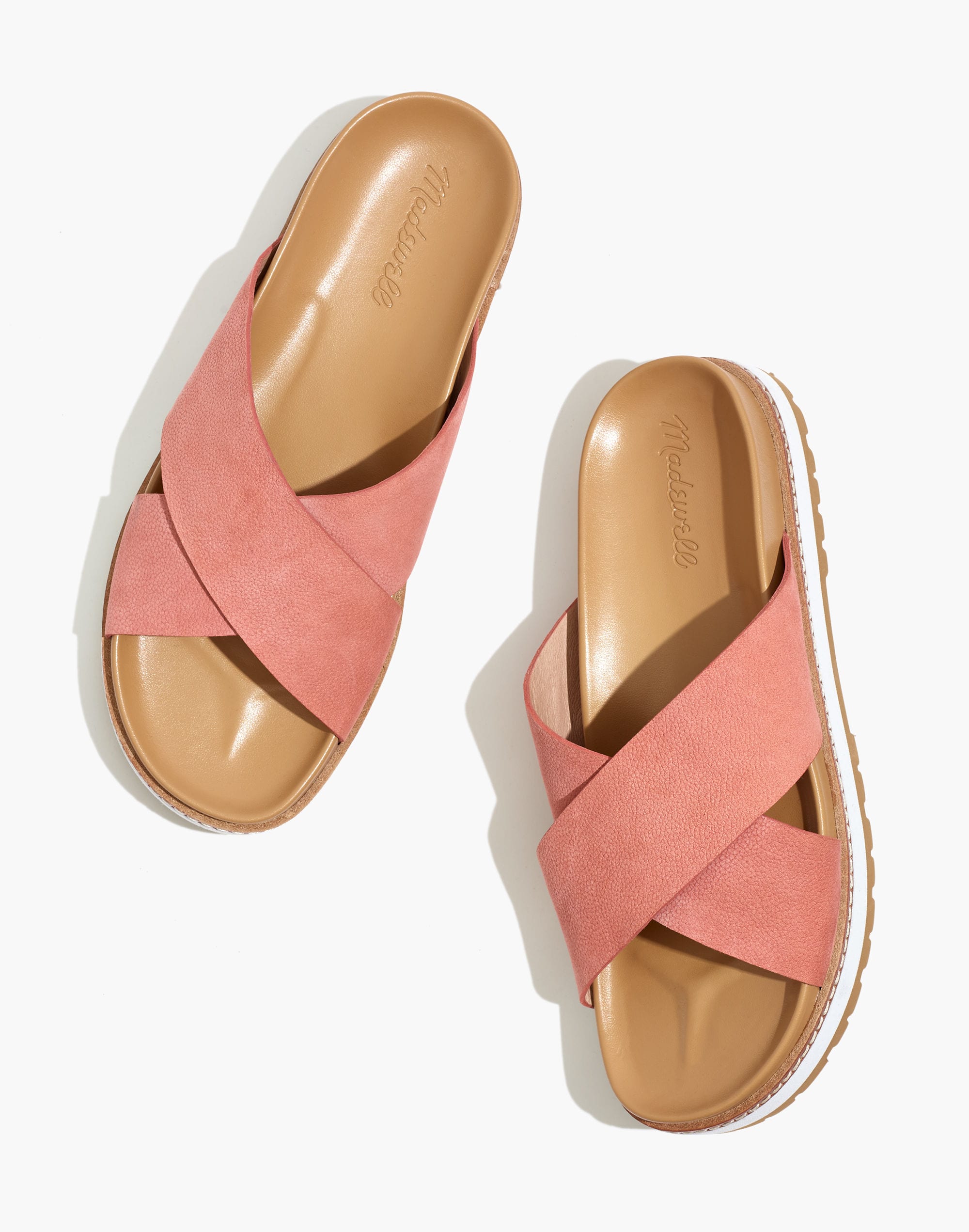 The Dayna Lugsole Slide Sandal in Nubuck Leather