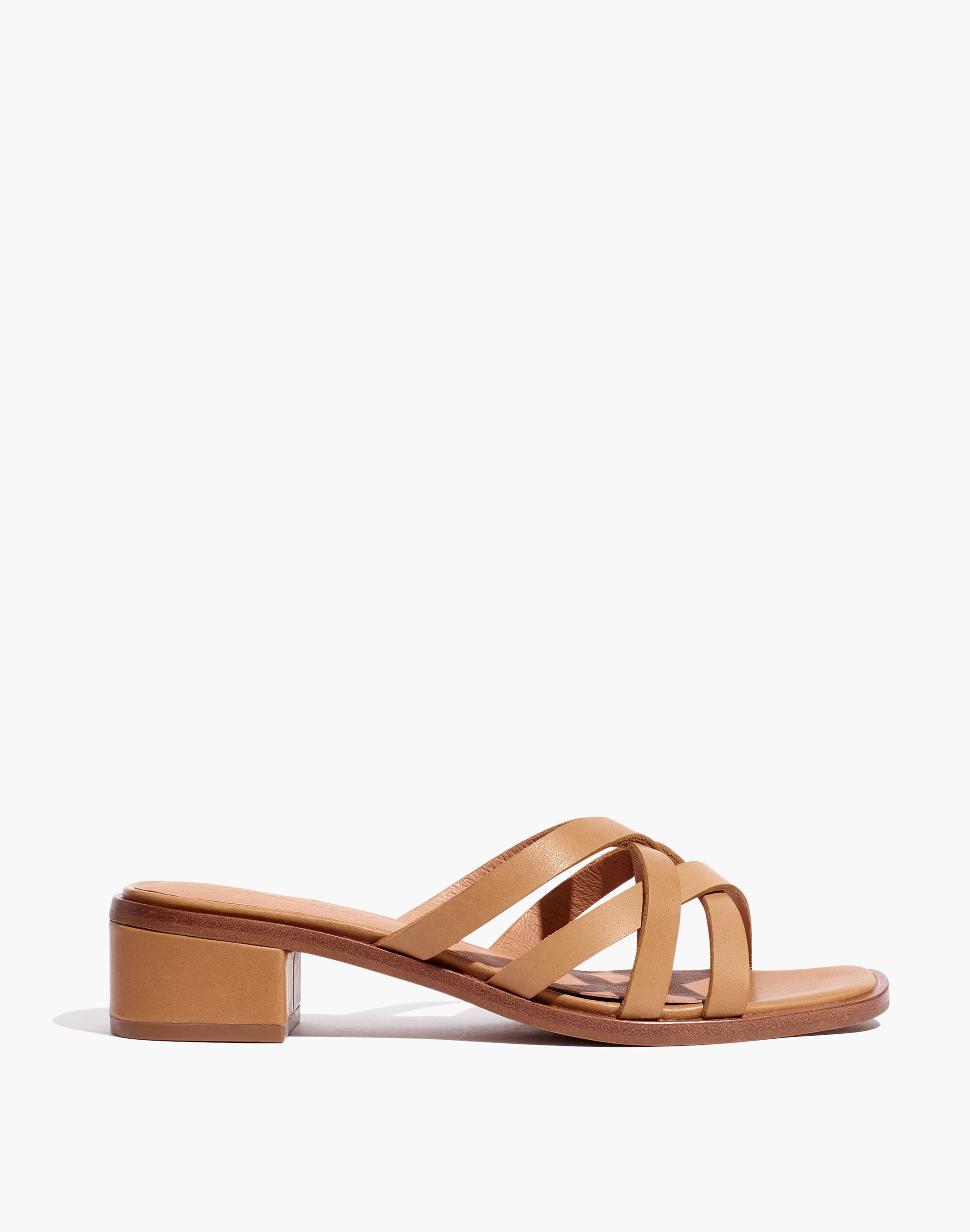 The Melanie Mule Sandal in Vachetta Leather