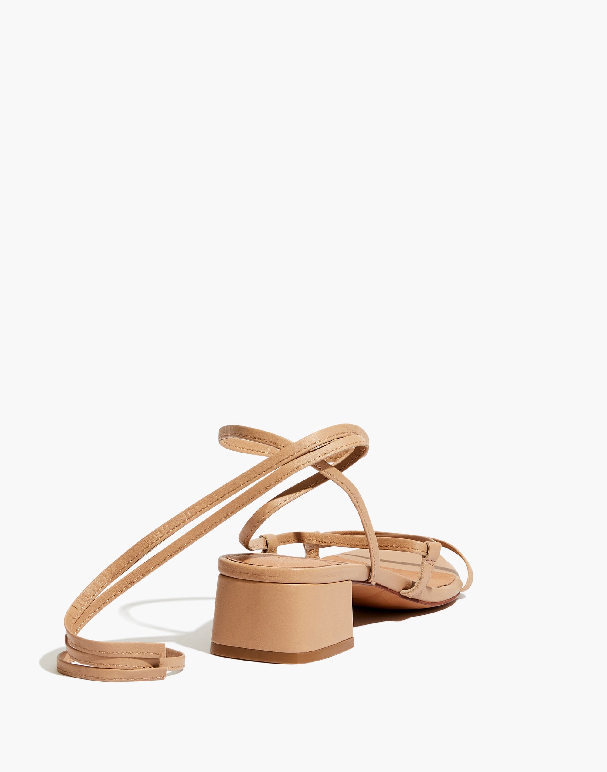 The Brigitte Lace-Up Sandal in Leather