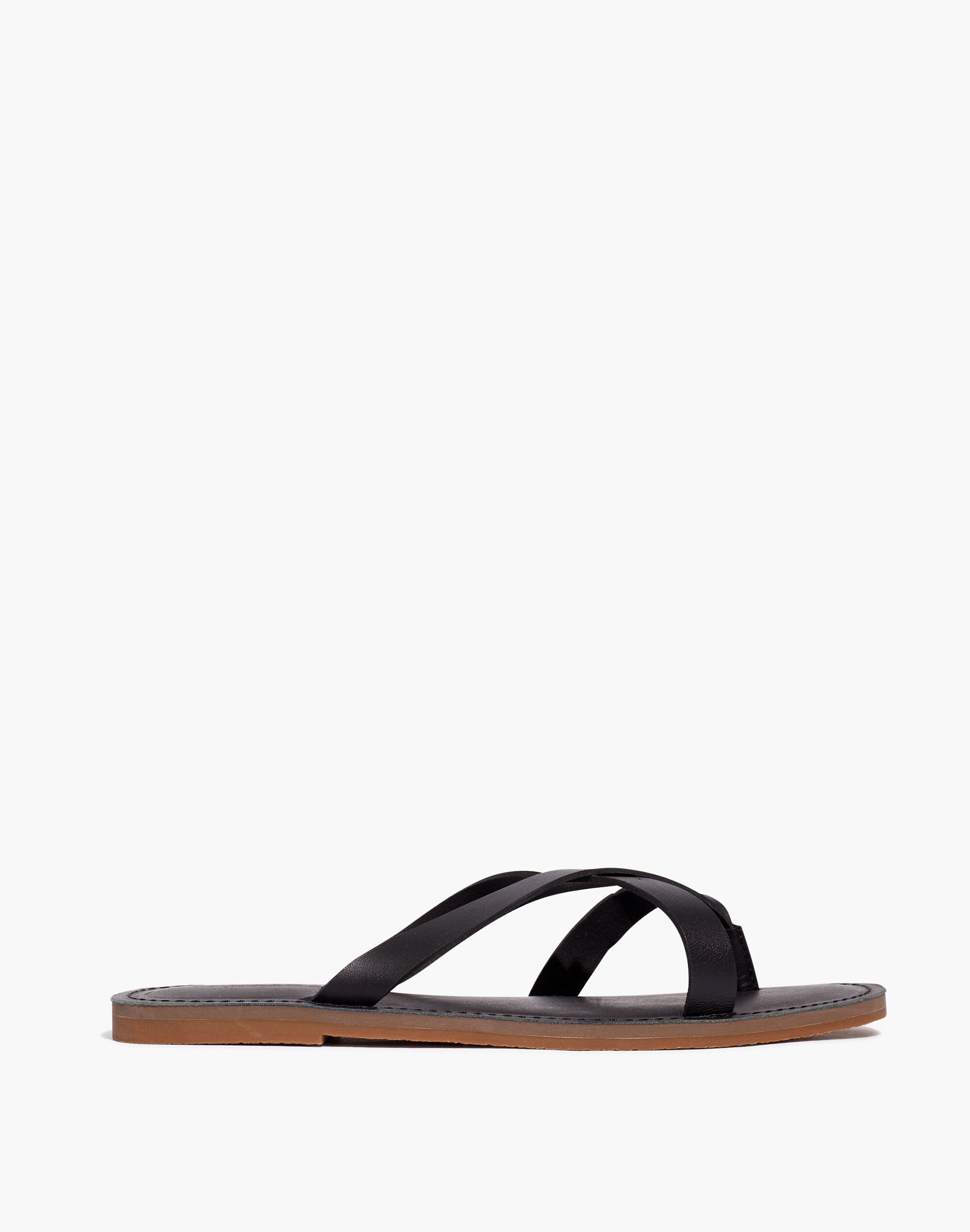 The Boardwalk Thong Sandal in Leather